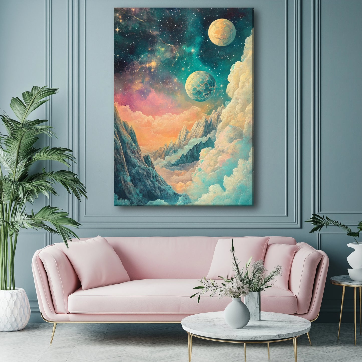 Above the Clouds Canvas Print Robussi