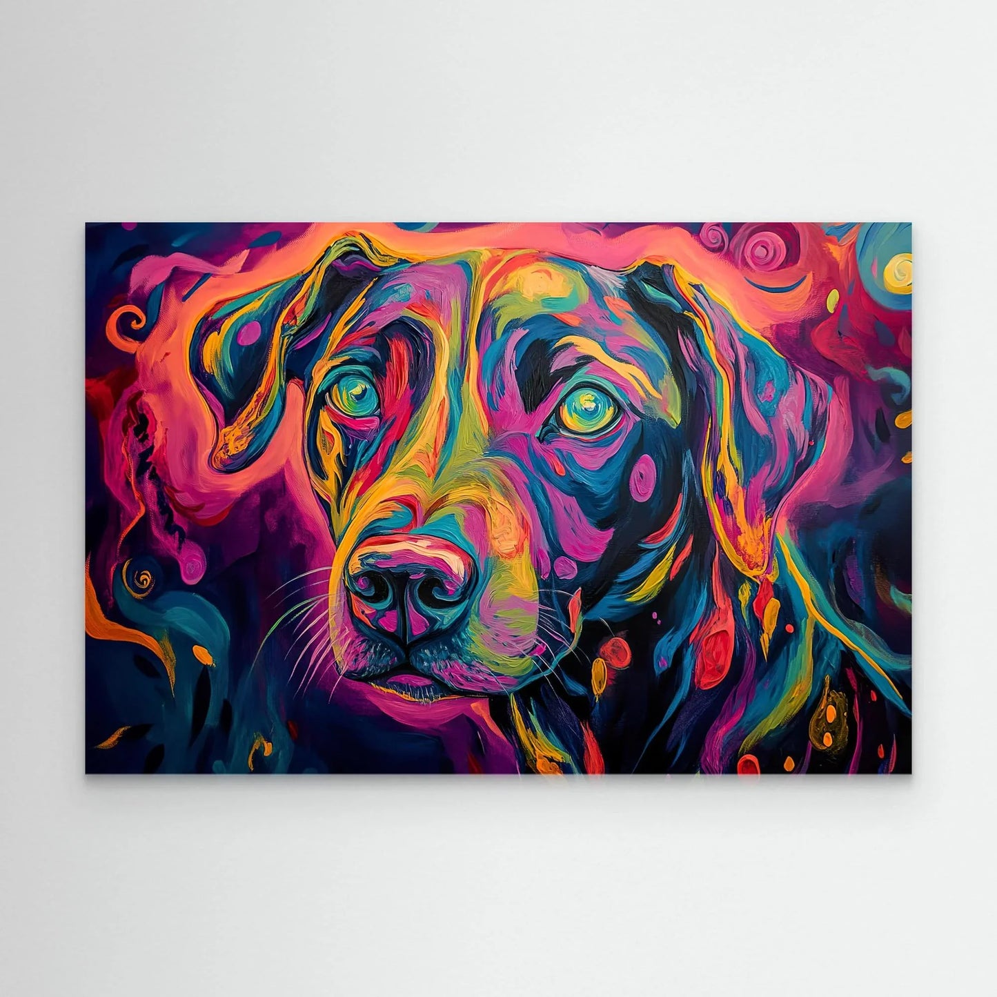 Acid Dog Canvas Print Robussi