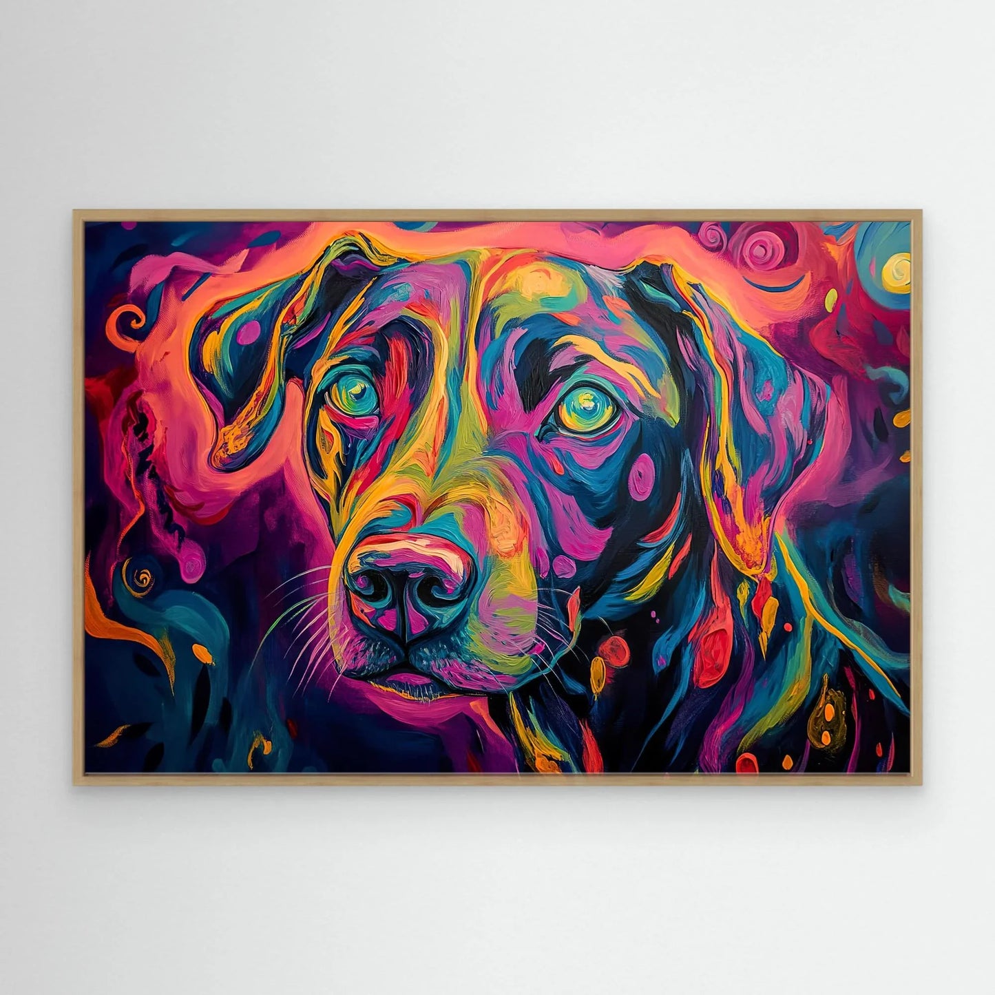 Acid Dog Canvas Print Robussi