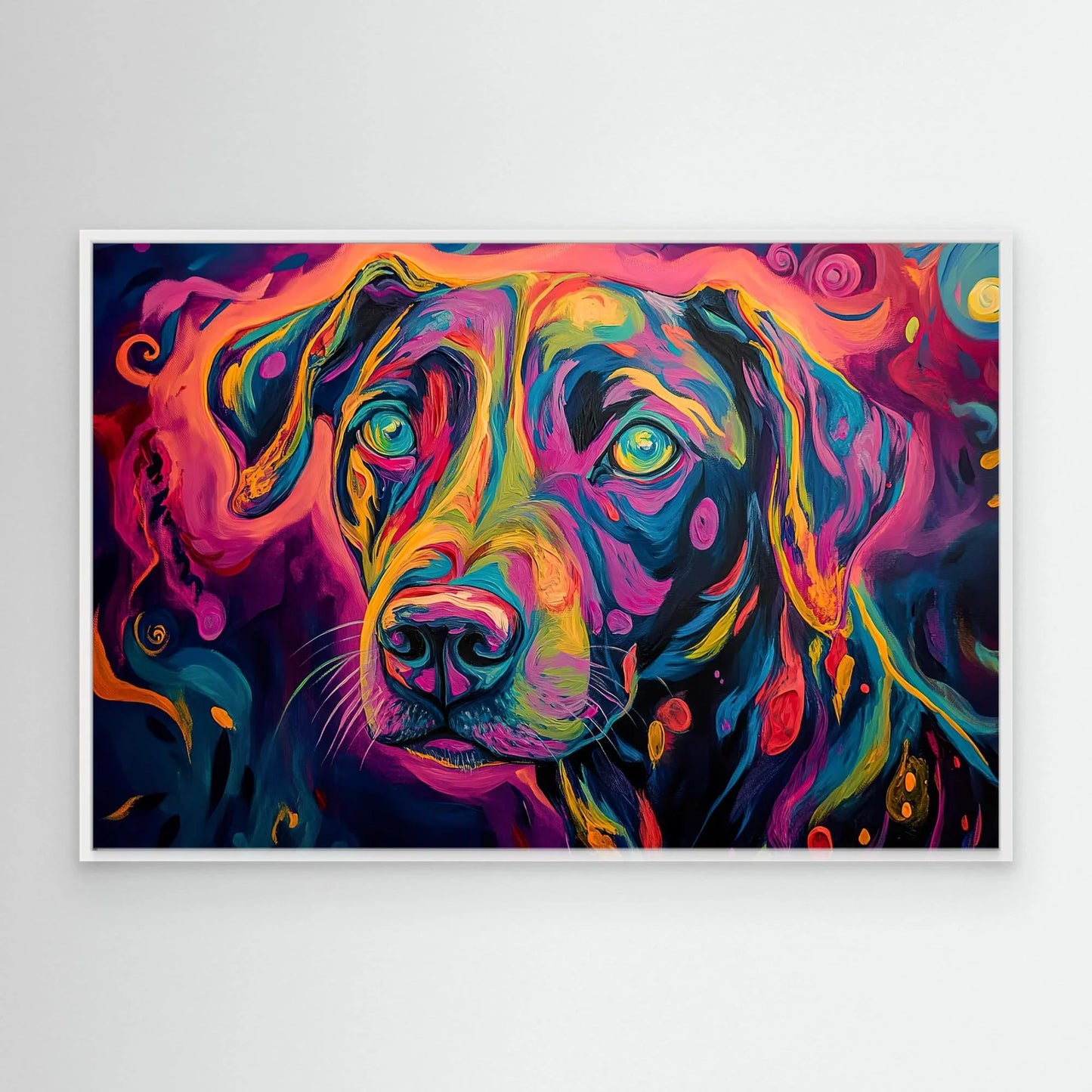 Acid Dog Canvas Print Robussi