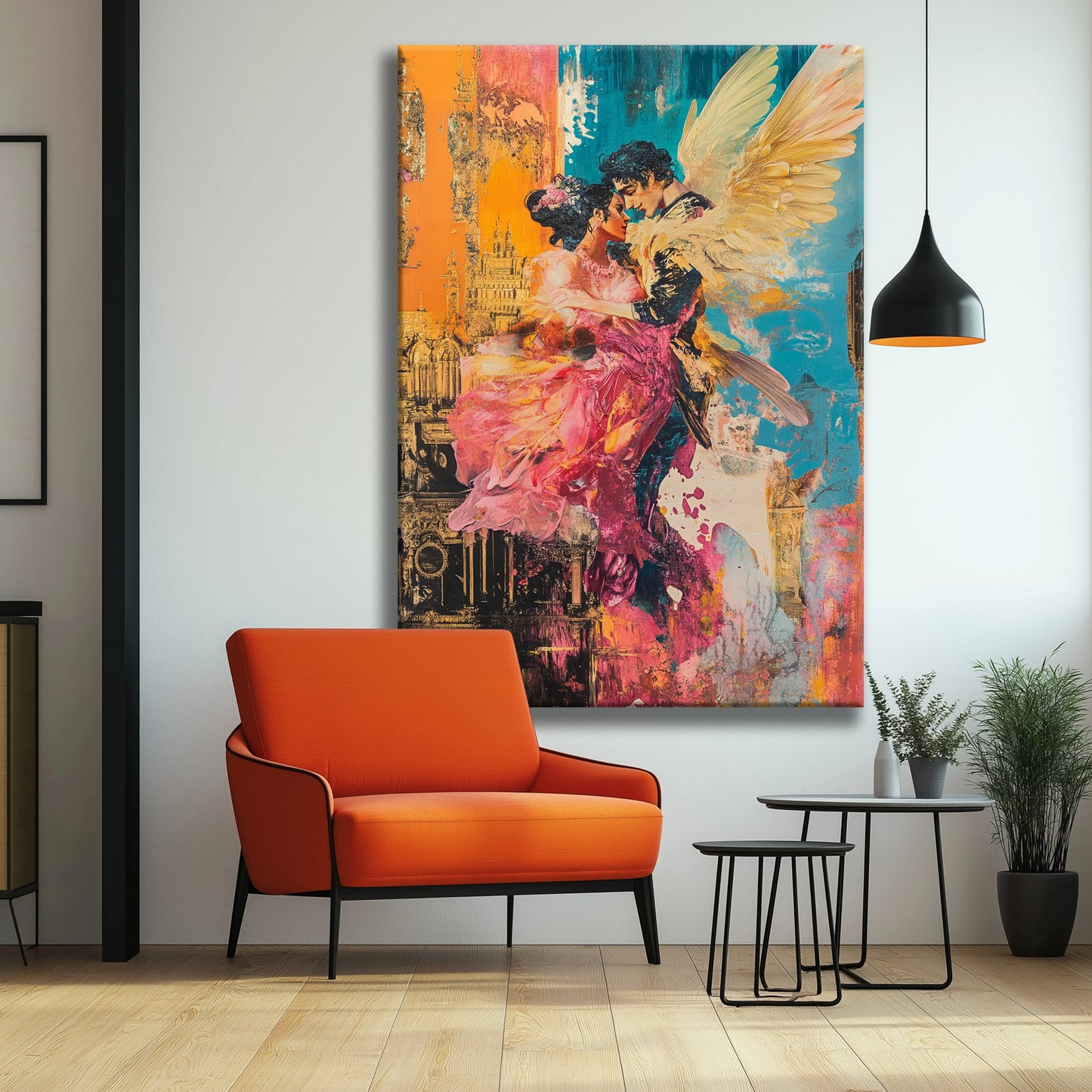 Angel in love Canvas Print Printumo