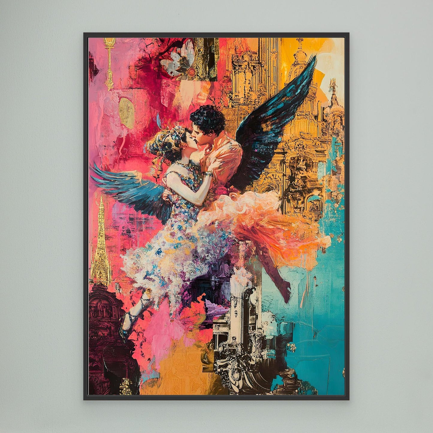 Angel's Kiss Canvas Print Printumo