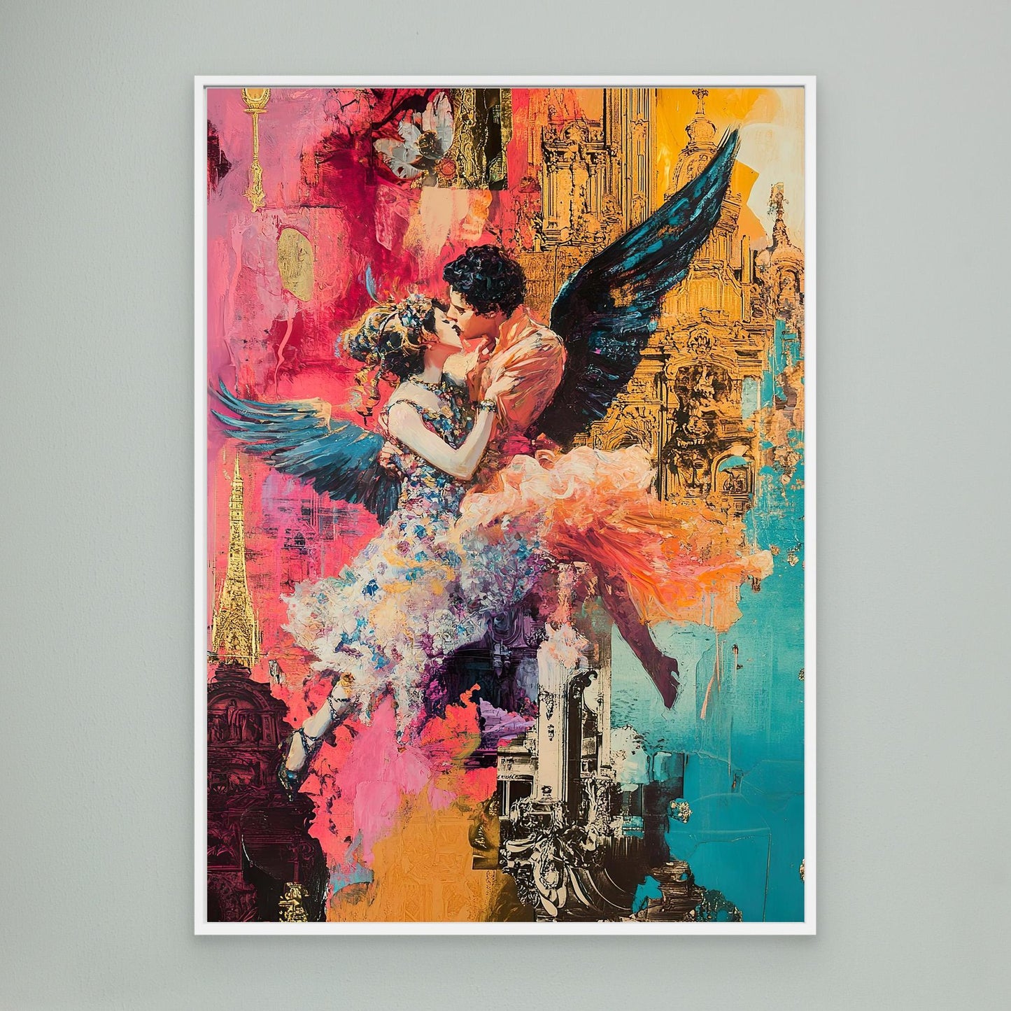 Angel's Kiss Canvas Print Printumo