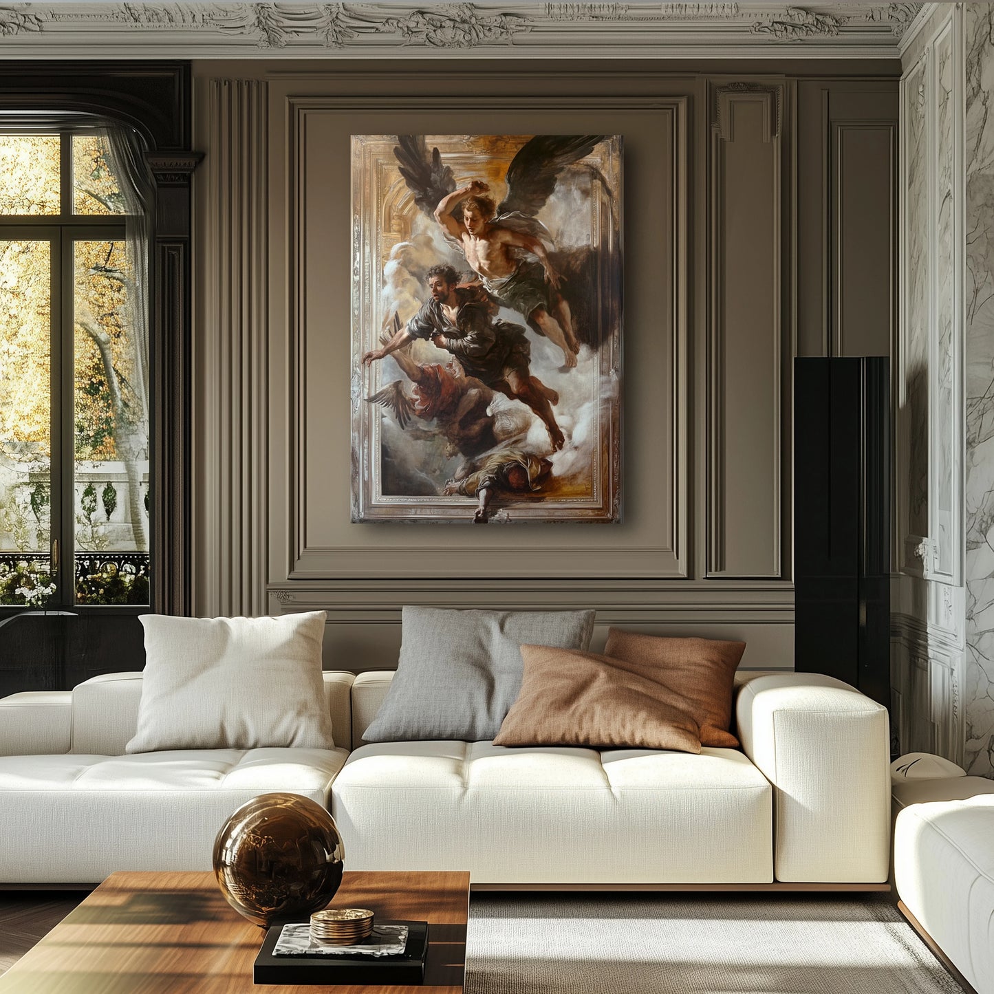 Angels at War Canvas Print Printumo
