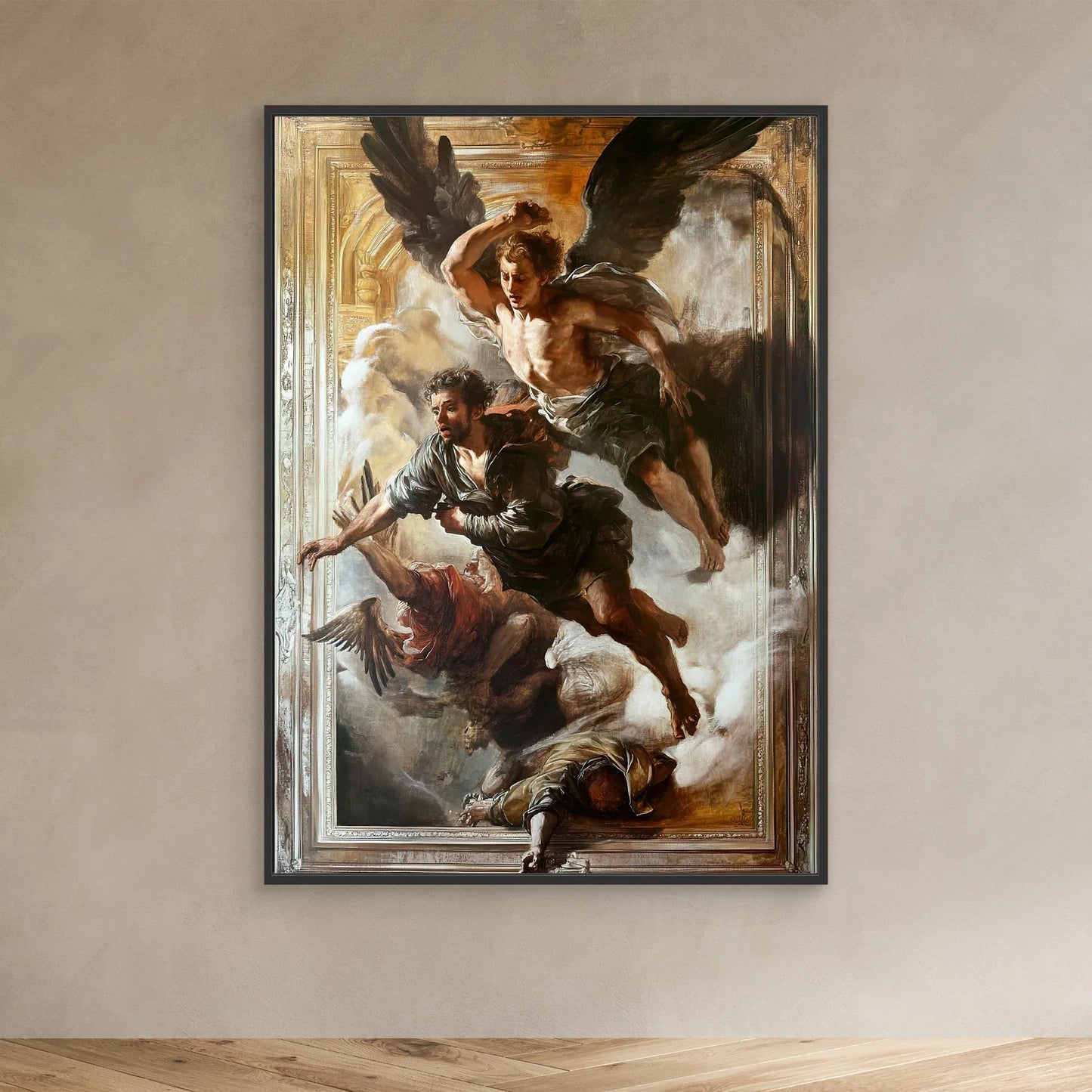 Angels at War Canvas Print Printumo