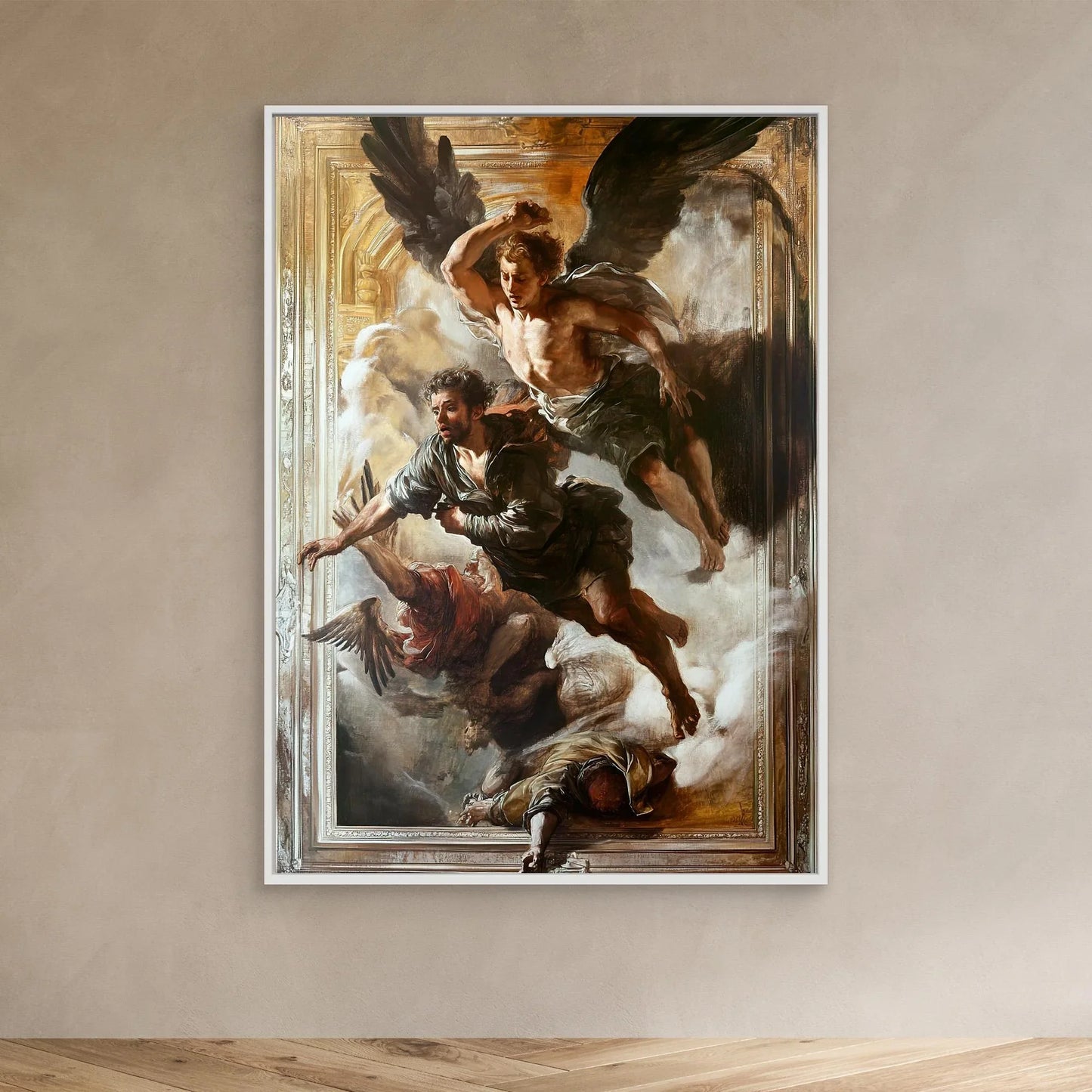 Angels at War Canvas Print Printumo