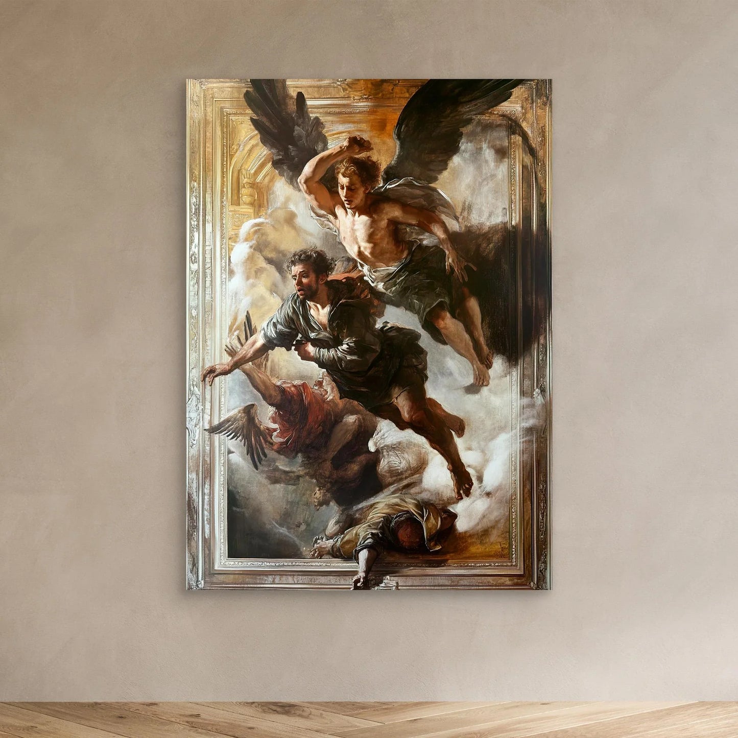 Angels at War Canvas Print Printumo