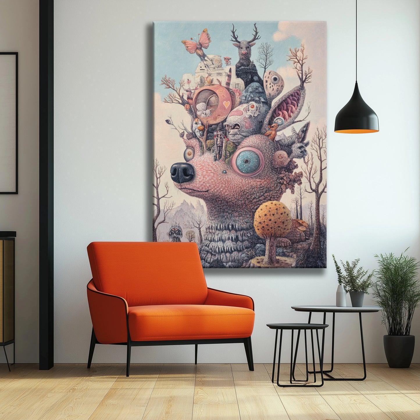 Animal Fortress Canvas Print Robussi