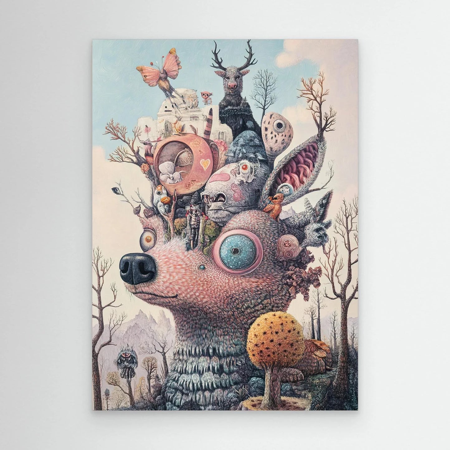 Animal Fortress Canvas Print Robussi