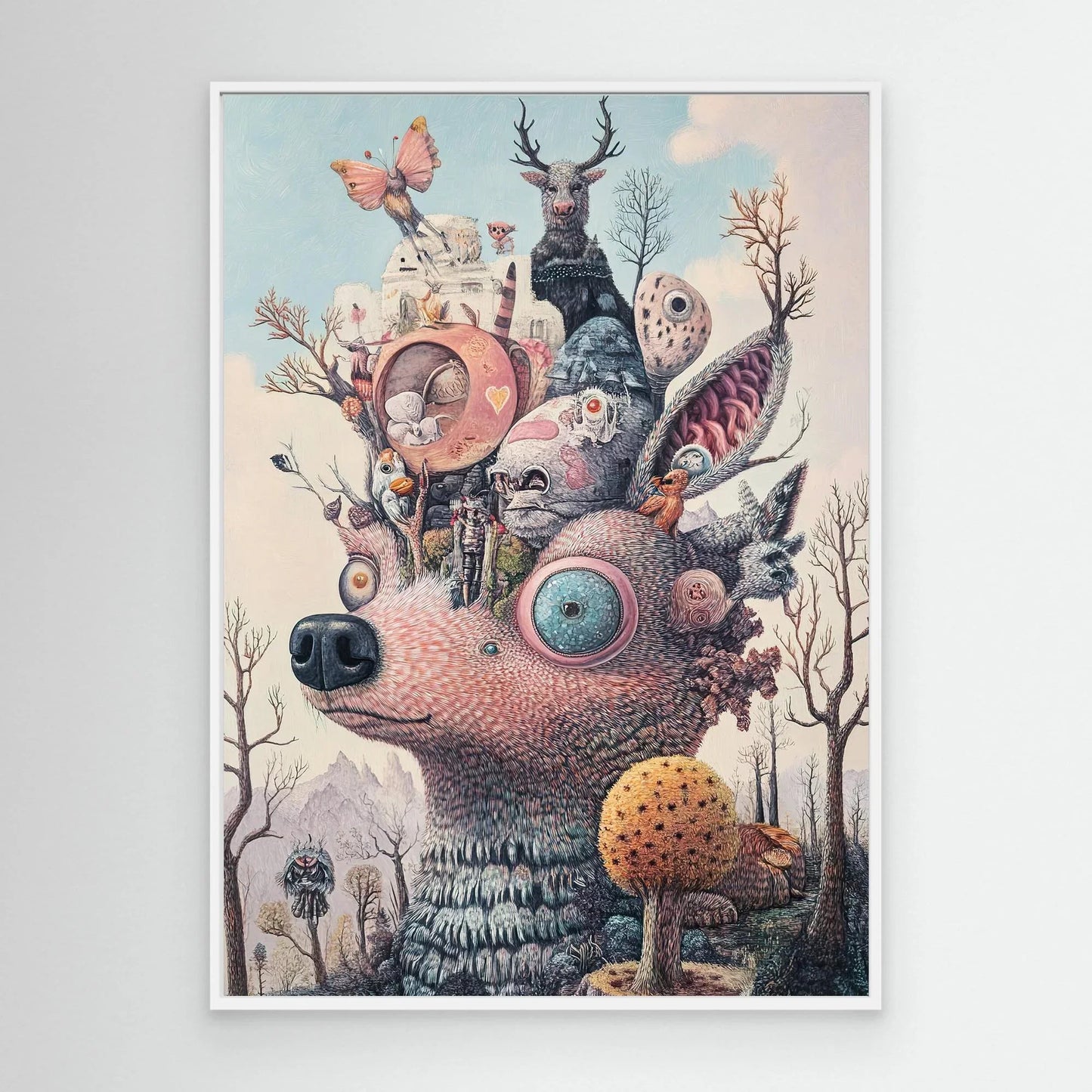 Animal Fortress Canvas Print Robussi