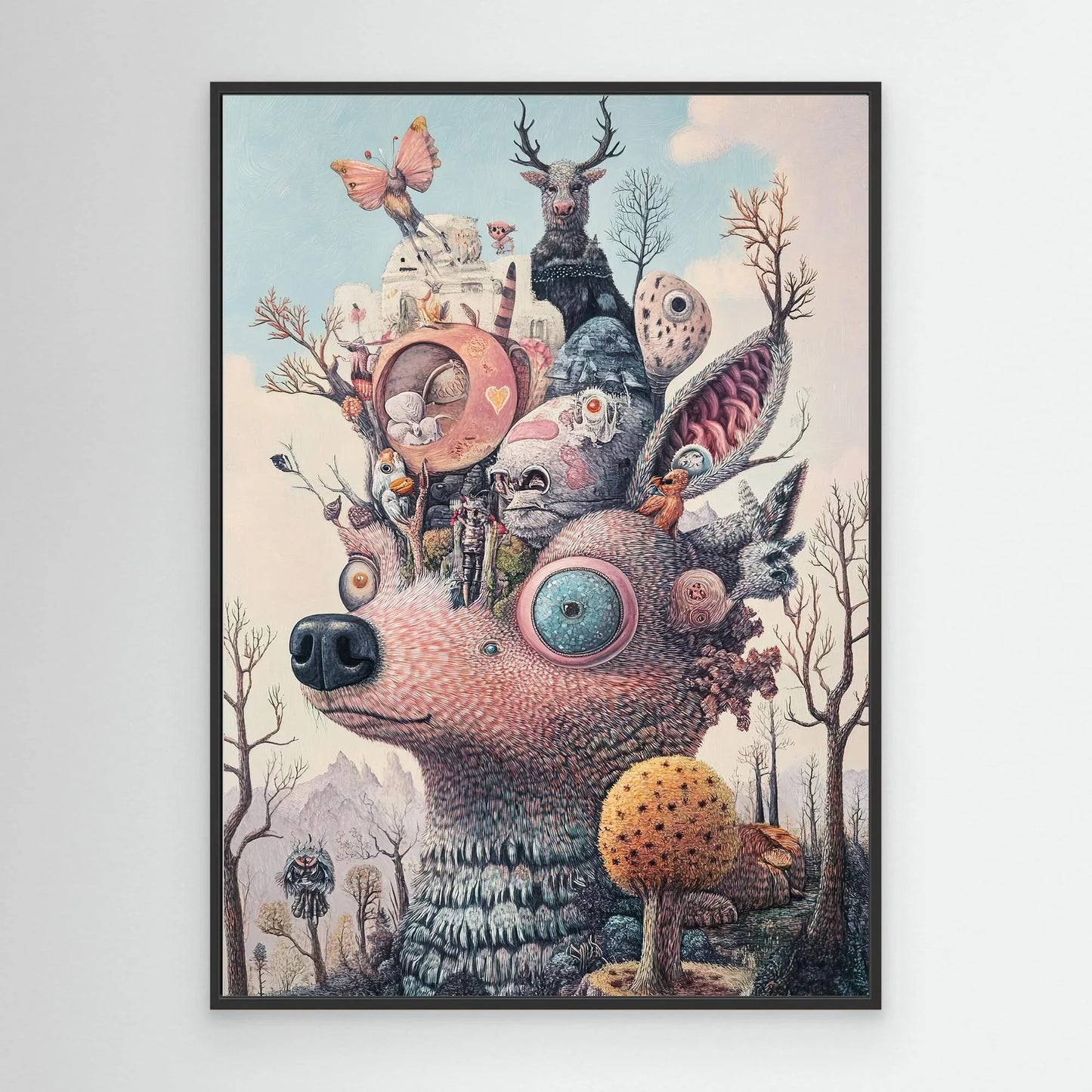 Animal Fortress Canvas Print Robussi