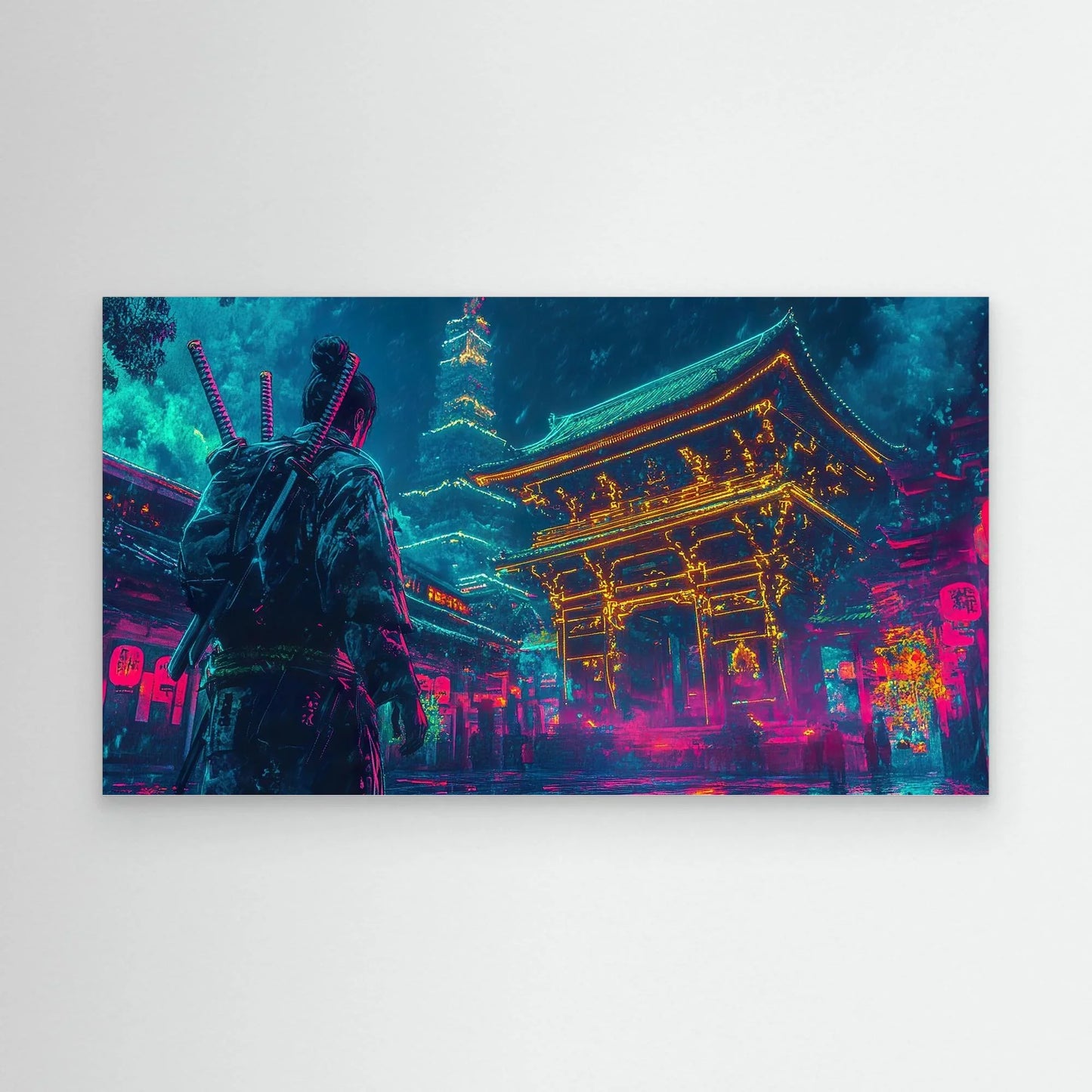 Arrival of the Hunter Canvas Print Robussi