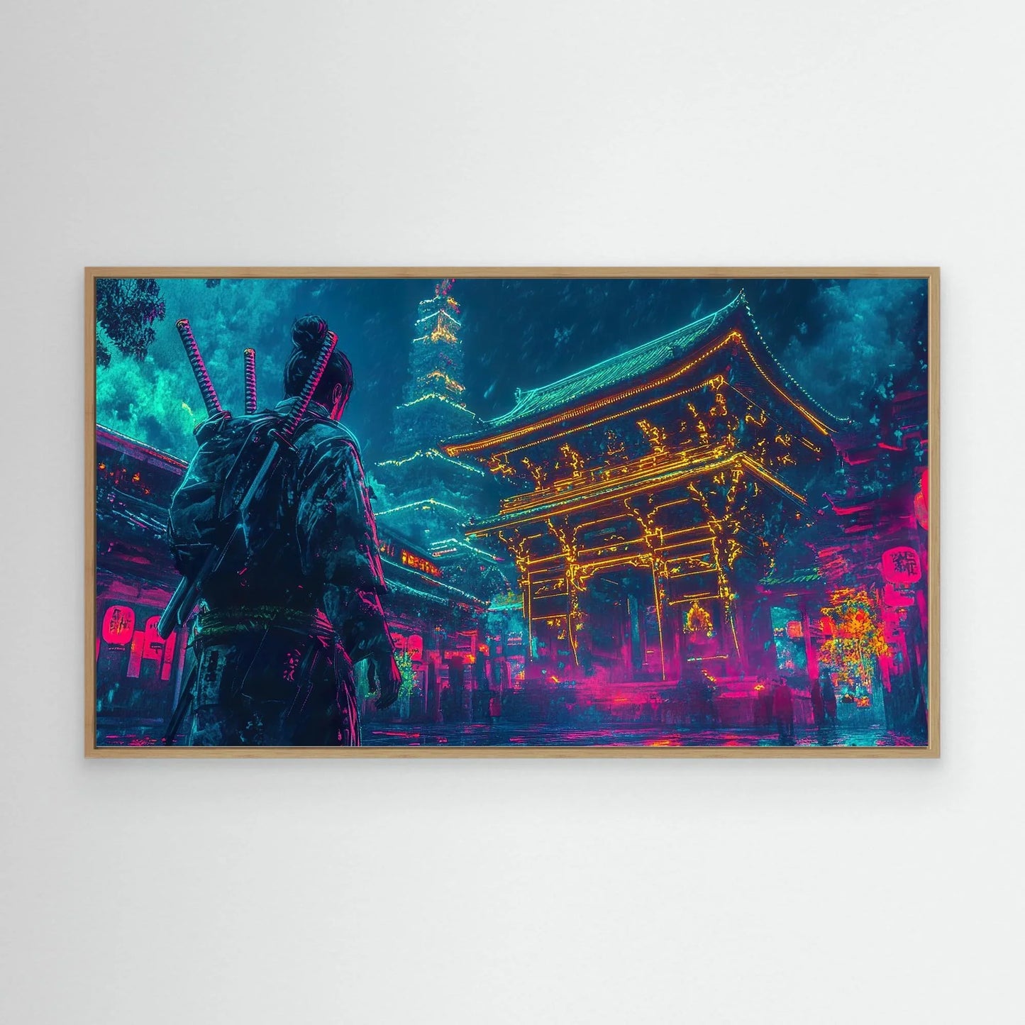 Arrival of the Hunter Canvas Print Robussi