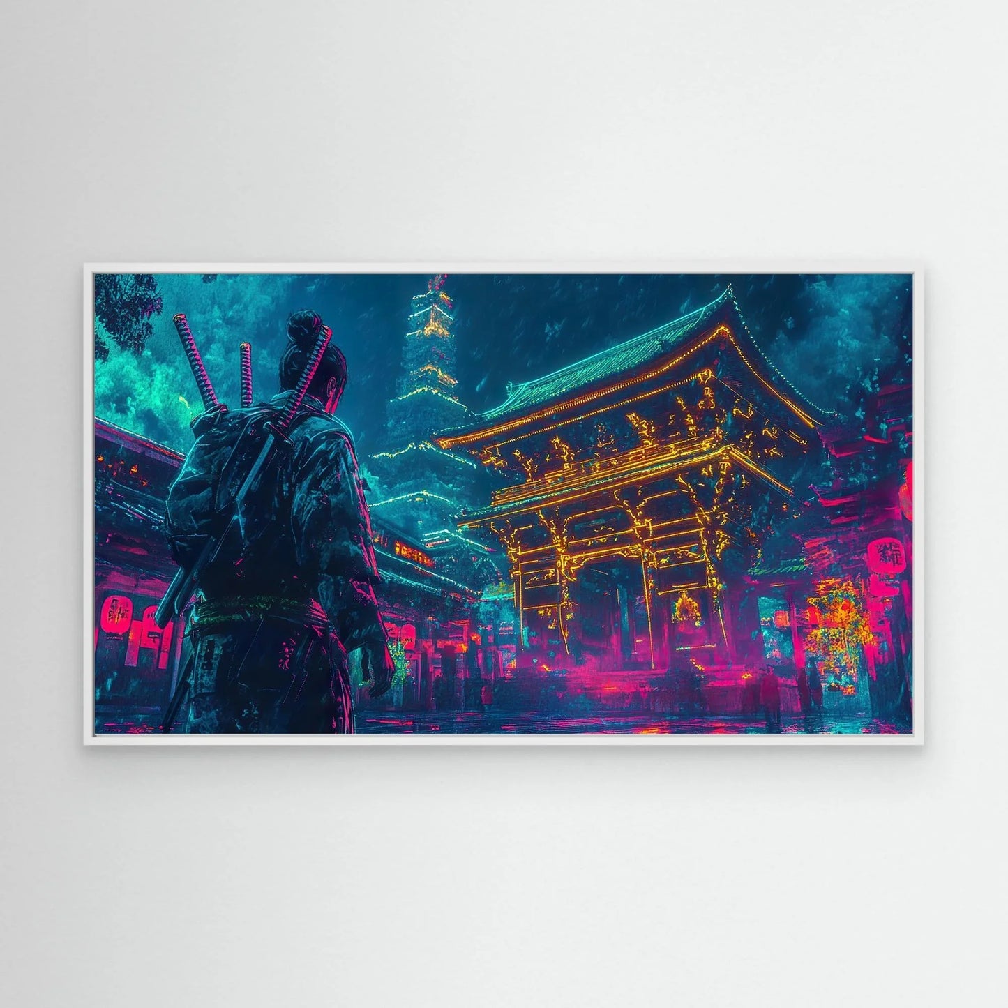 Arrival of the Hunter Canvas Print Robussi
