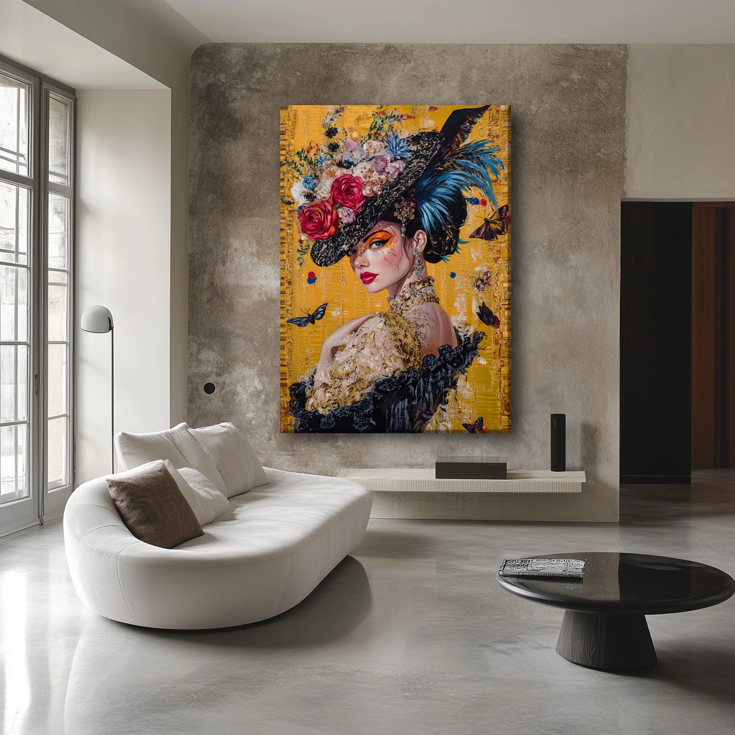 Bella Rose Canvas Print Robussi