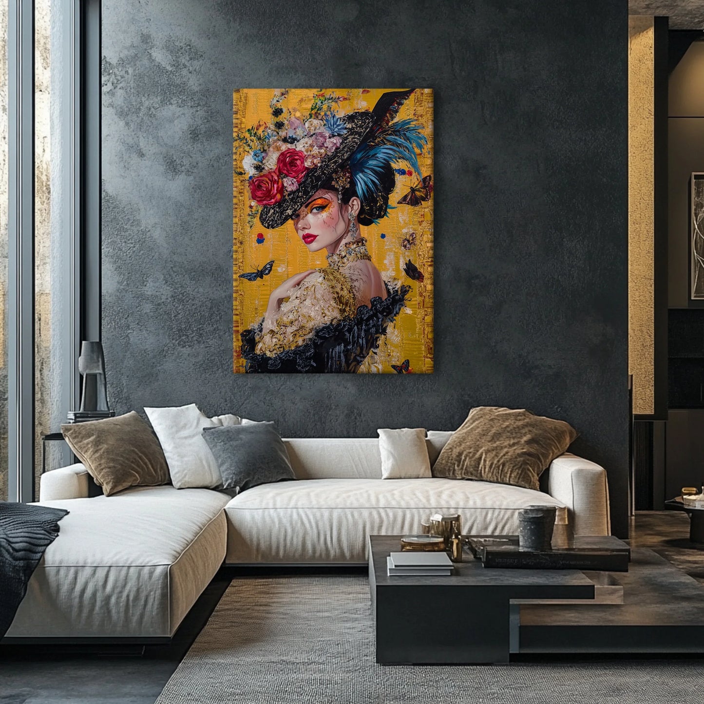 Bella Rose Canvas Print Robussi