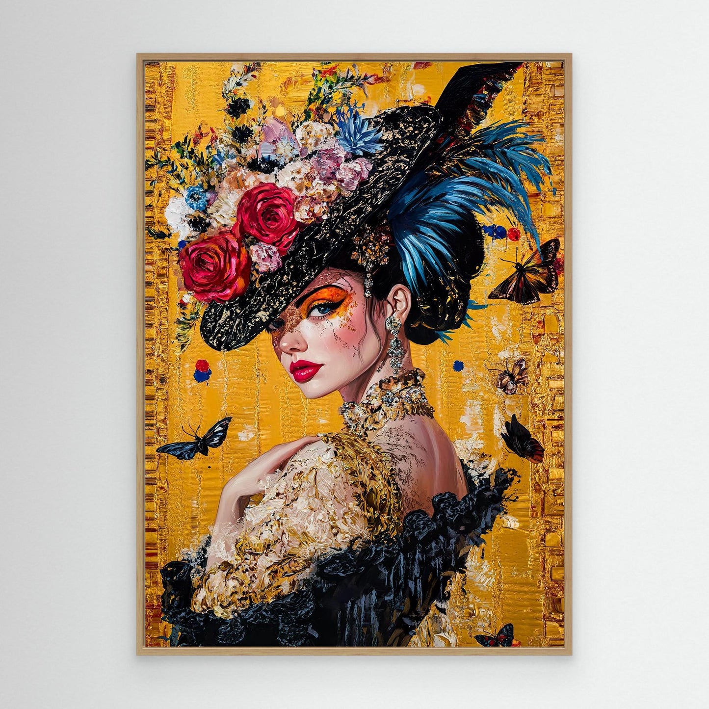 Bella Rose Canvas Print Robussi