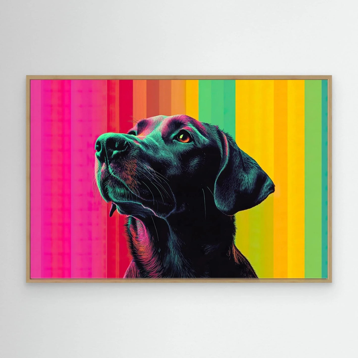 Black and Bright Canvas Print Robussi