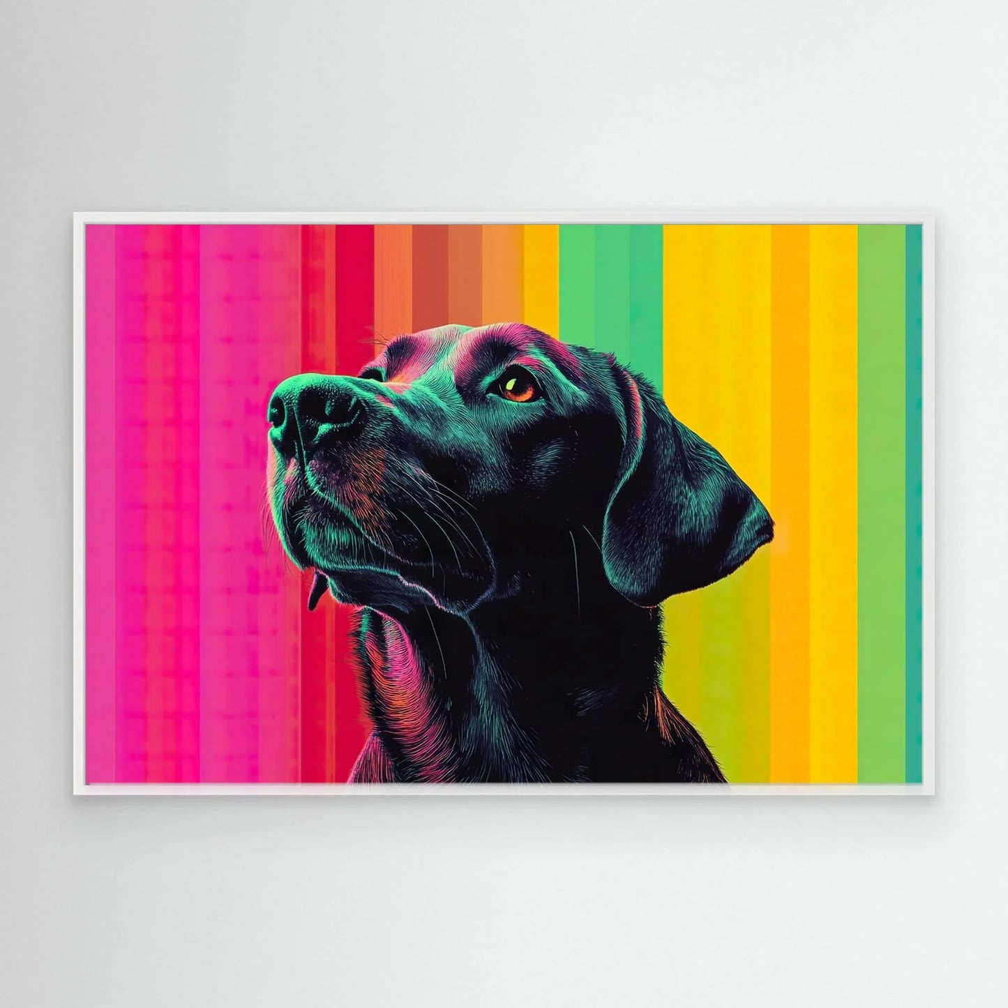 Black and Bright Canvas Print Robussi