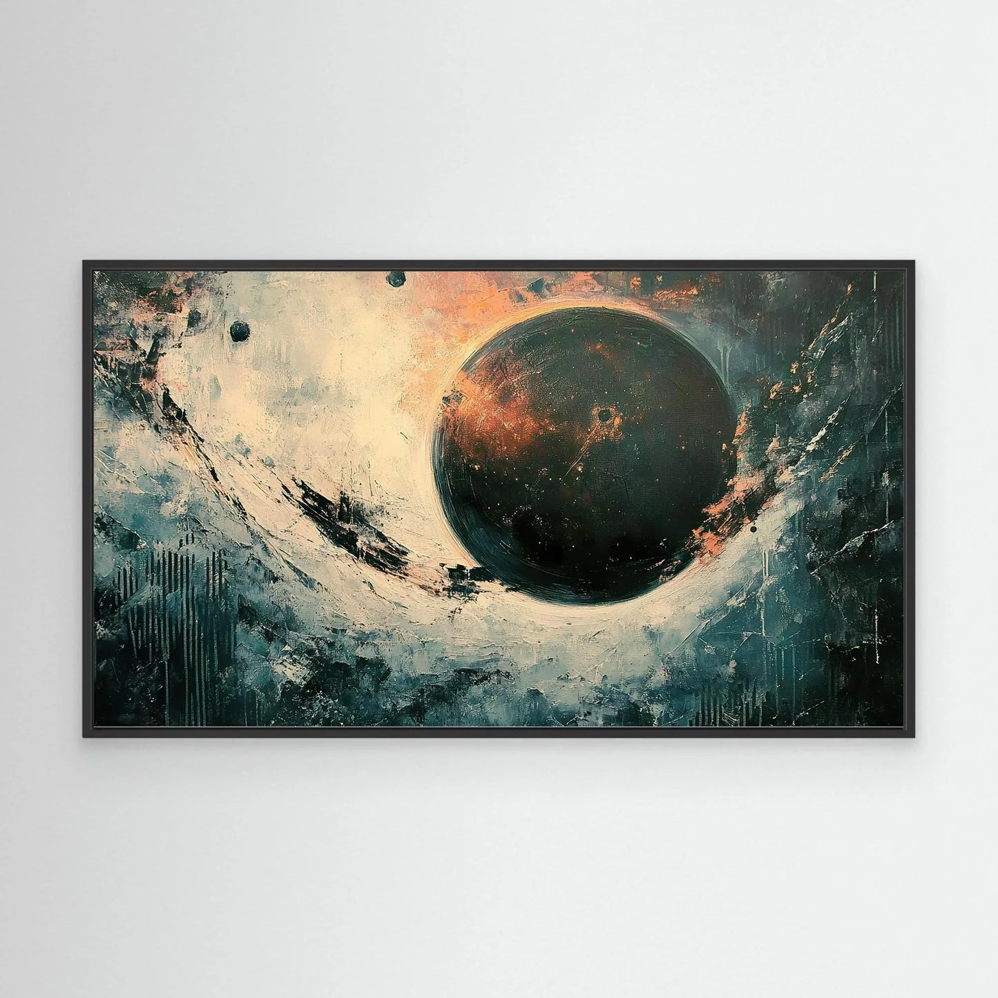 Black Hole Canvas Print Robussi