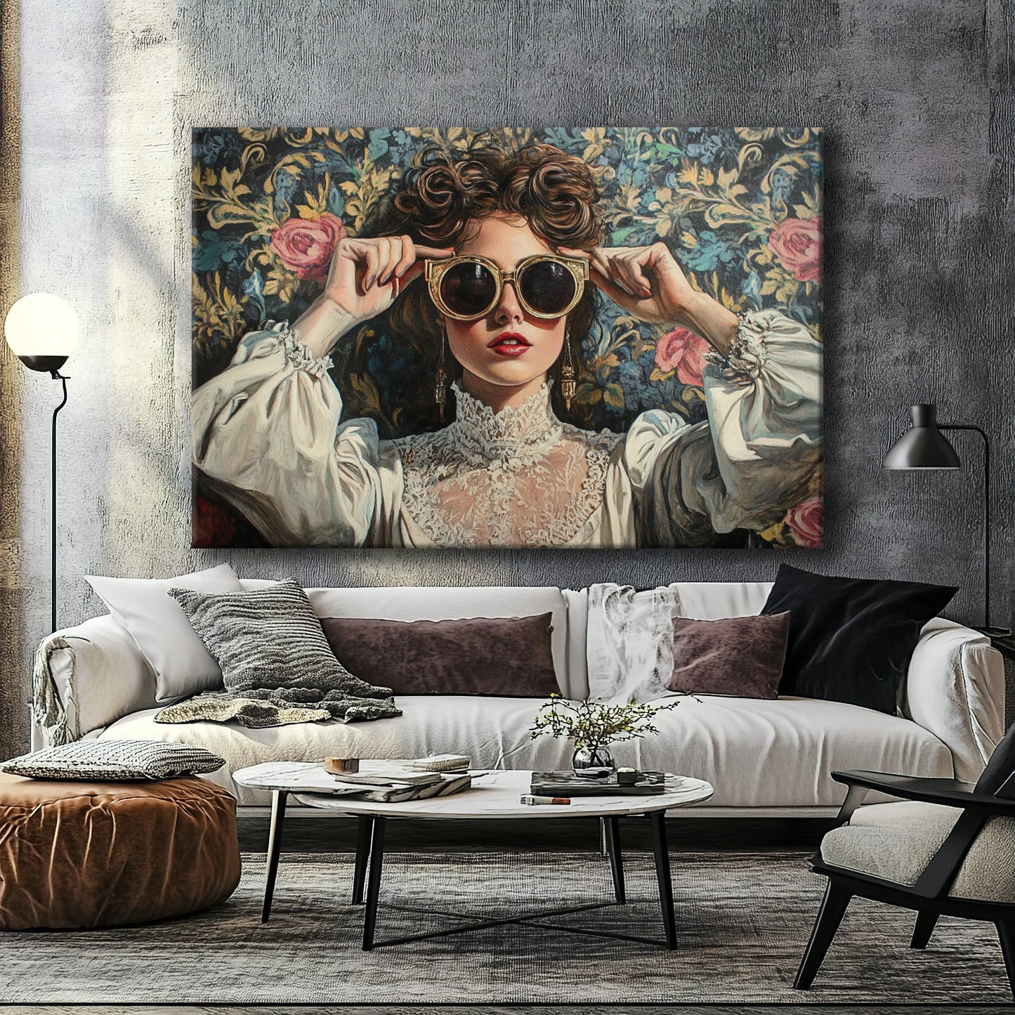 Blooming Popstar Canvas Print Robussi