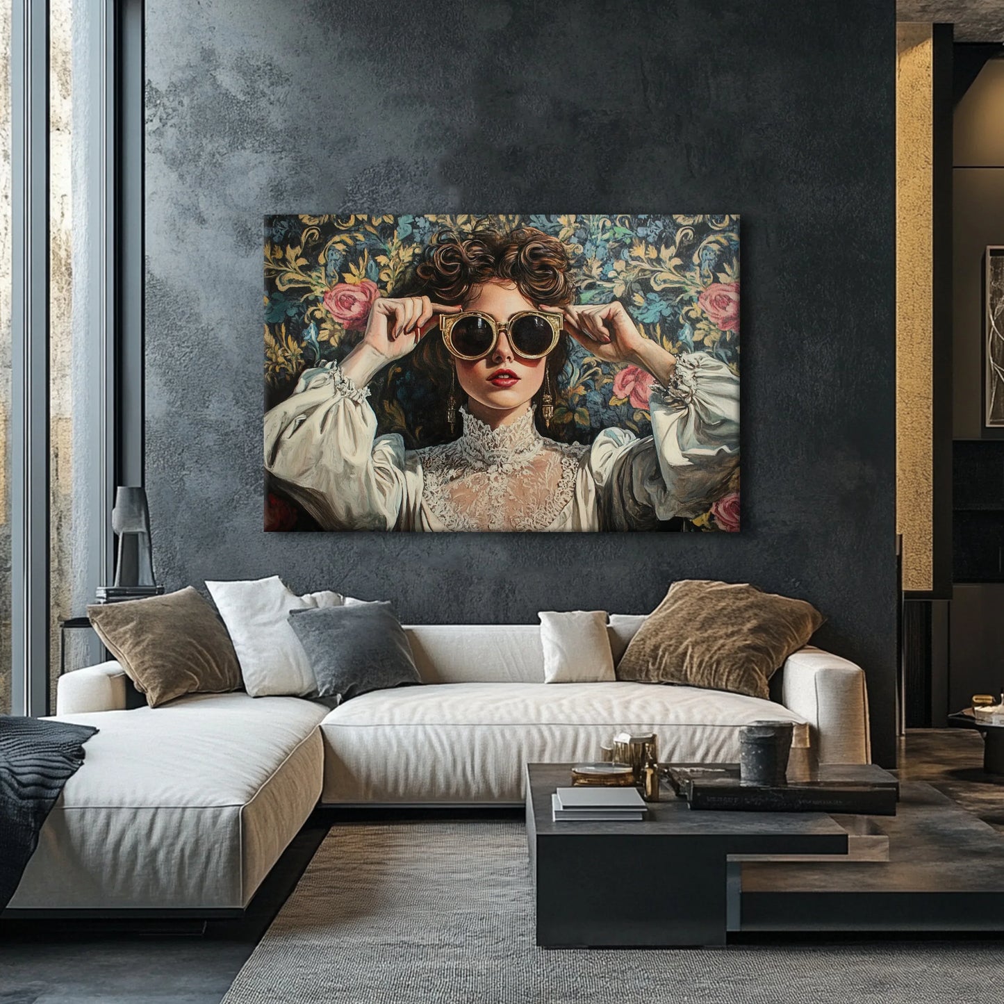 Blooming Popstar Canvas Print Robussi