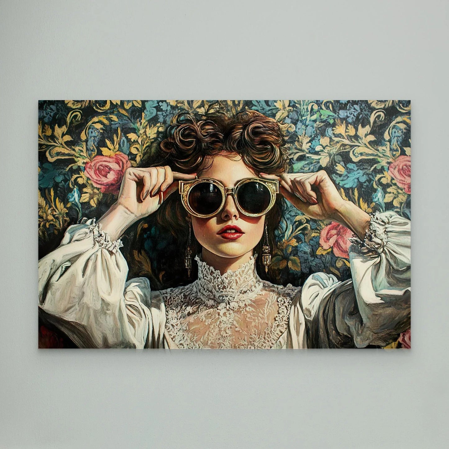 Blooming Popstar Canvas Print Robussi