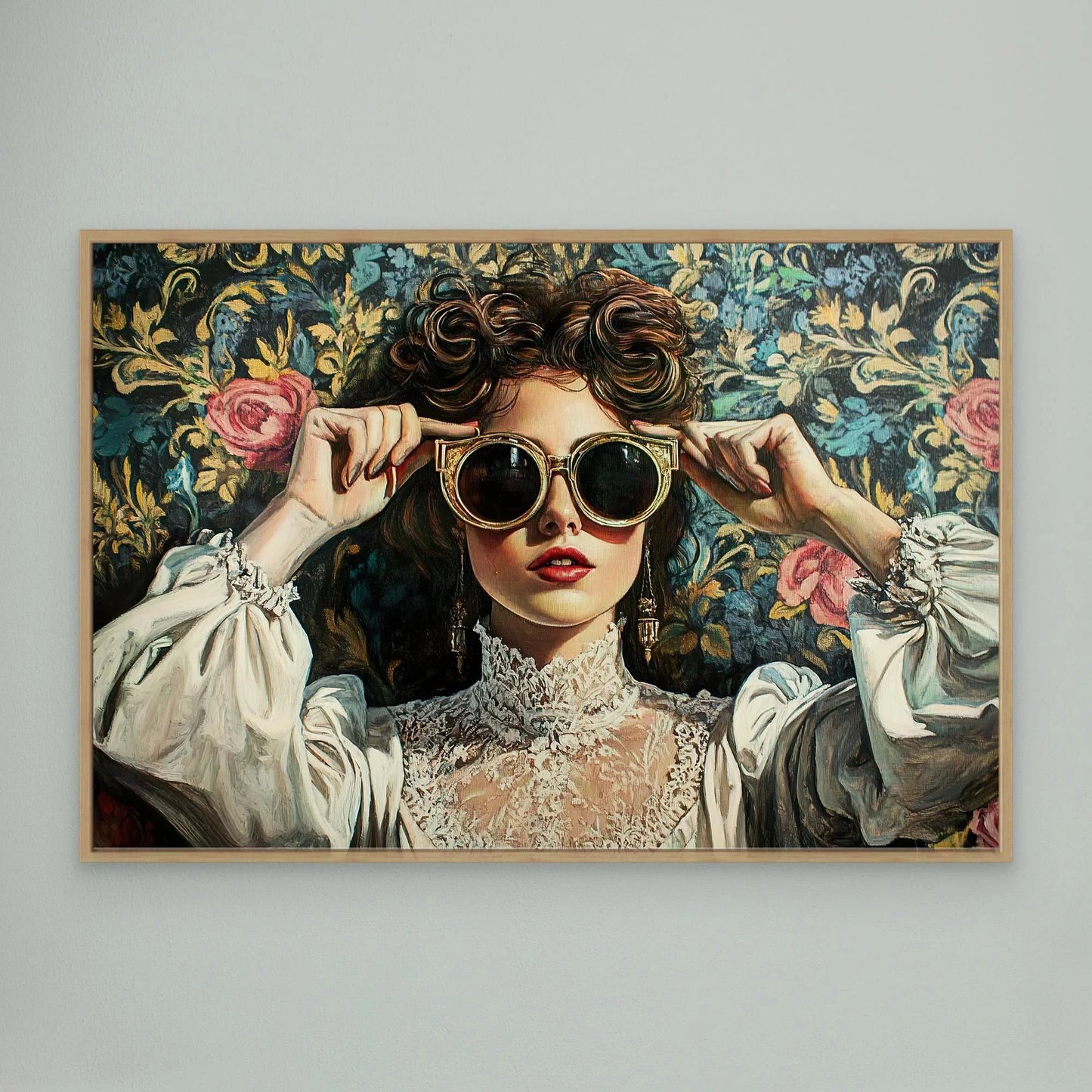 Blooming Popstar Canvas Print Robussi