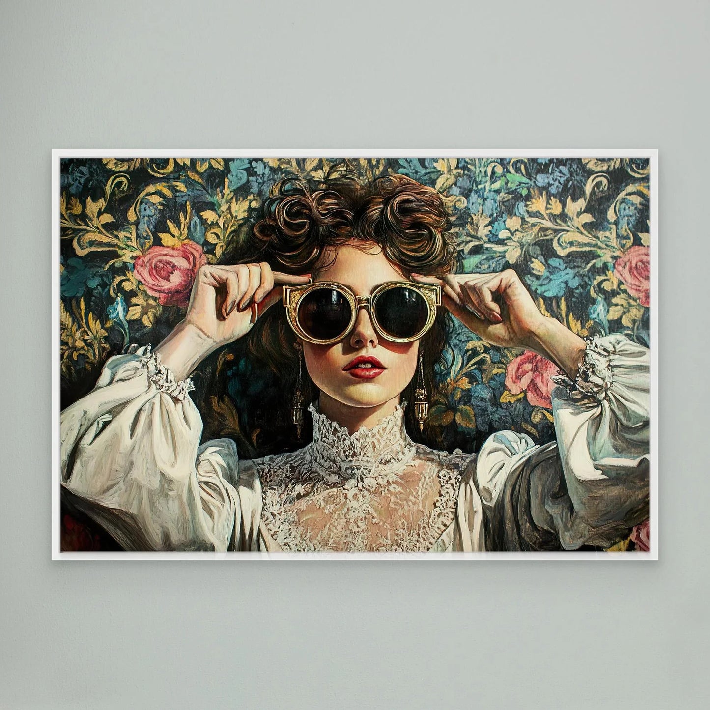 Blooming Popstar Canvas Print Robussi