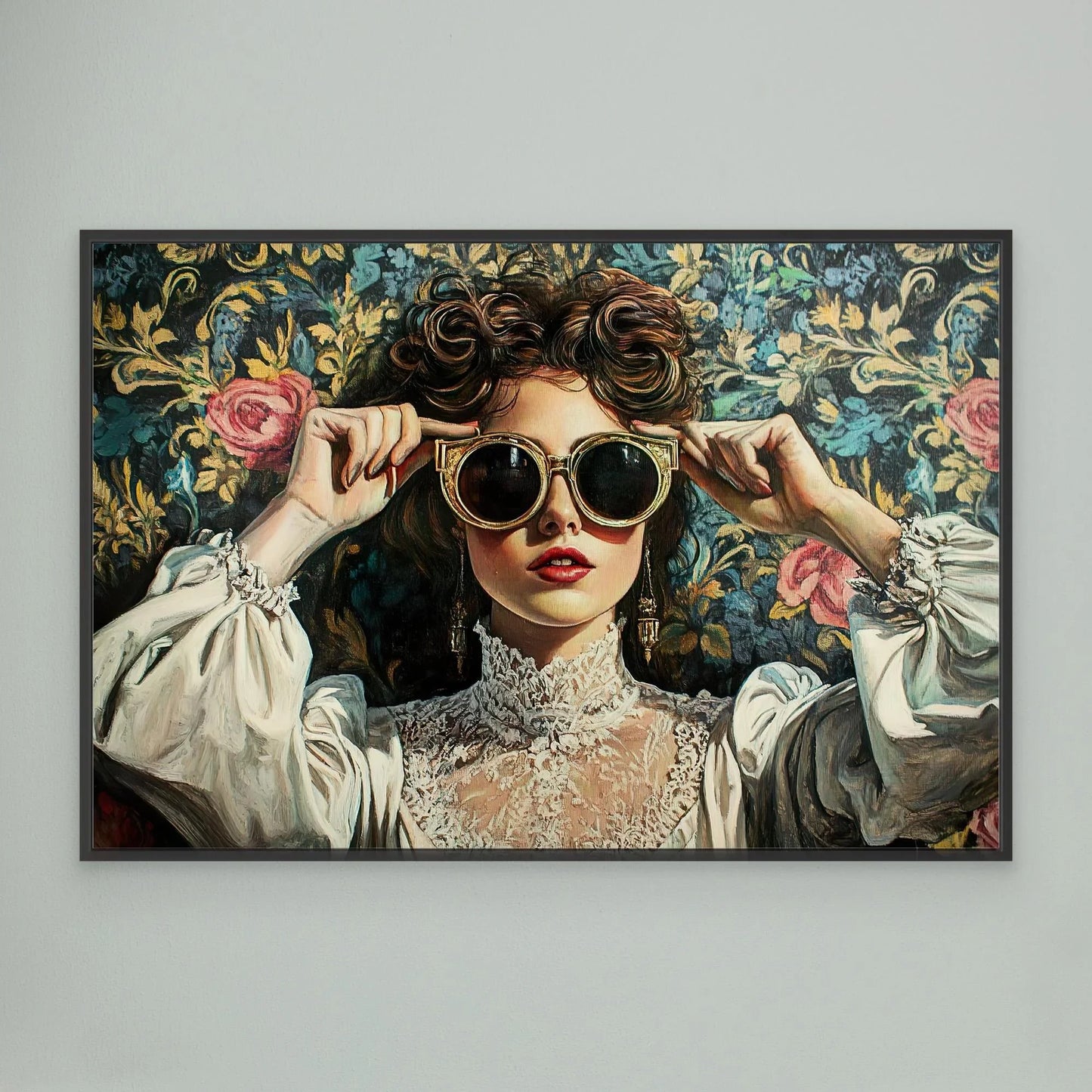 Blooming Popstar Canvas Print Robussi