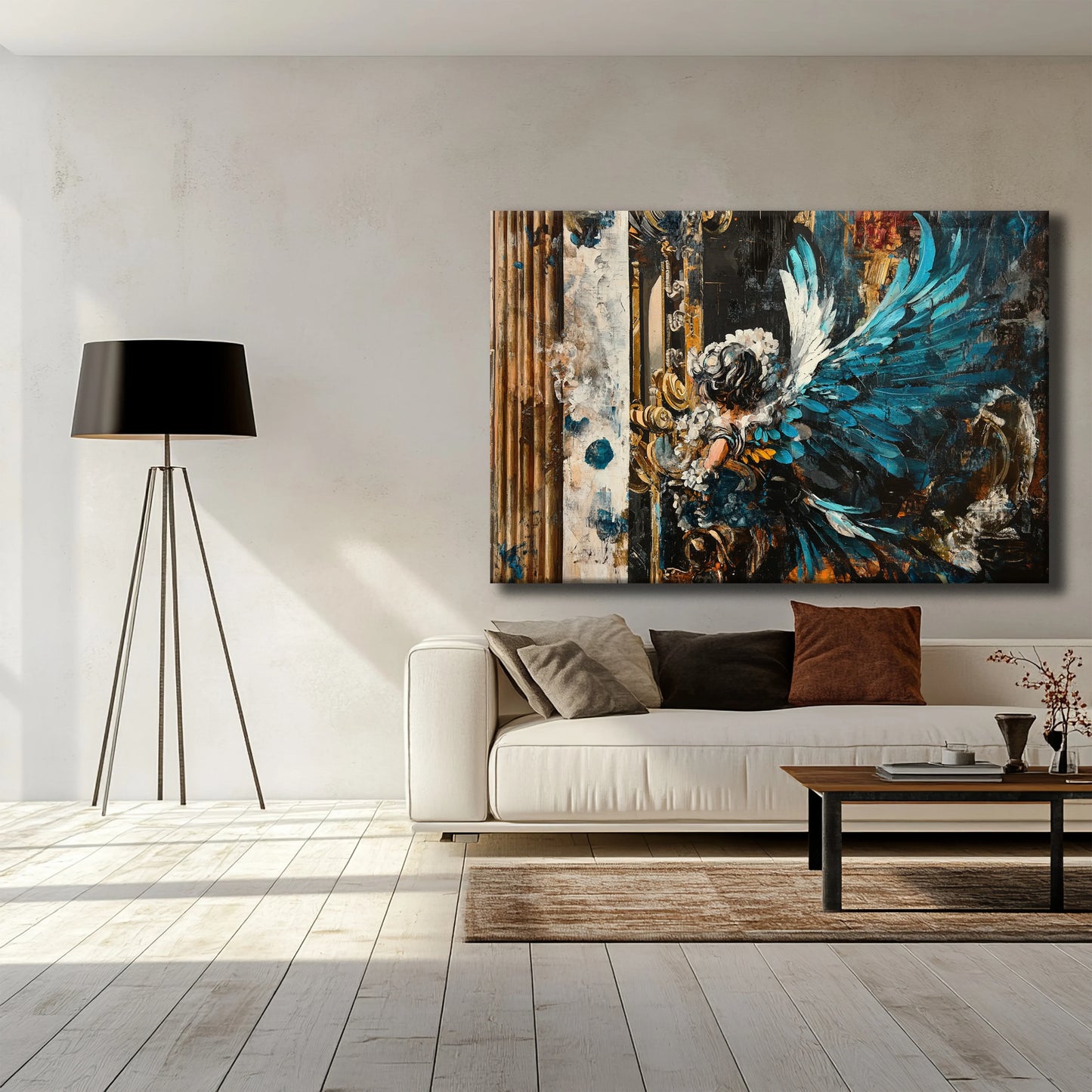 Blue Angel Canvas Print Robussi