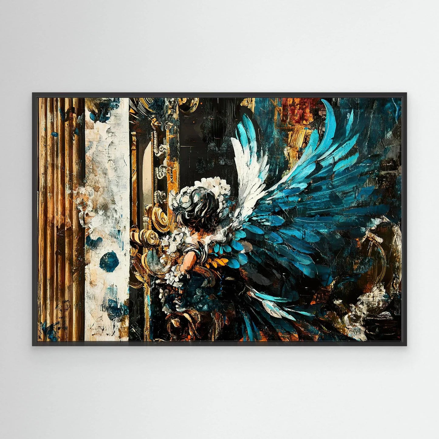 Blue Angel Canvas Print Robussi
