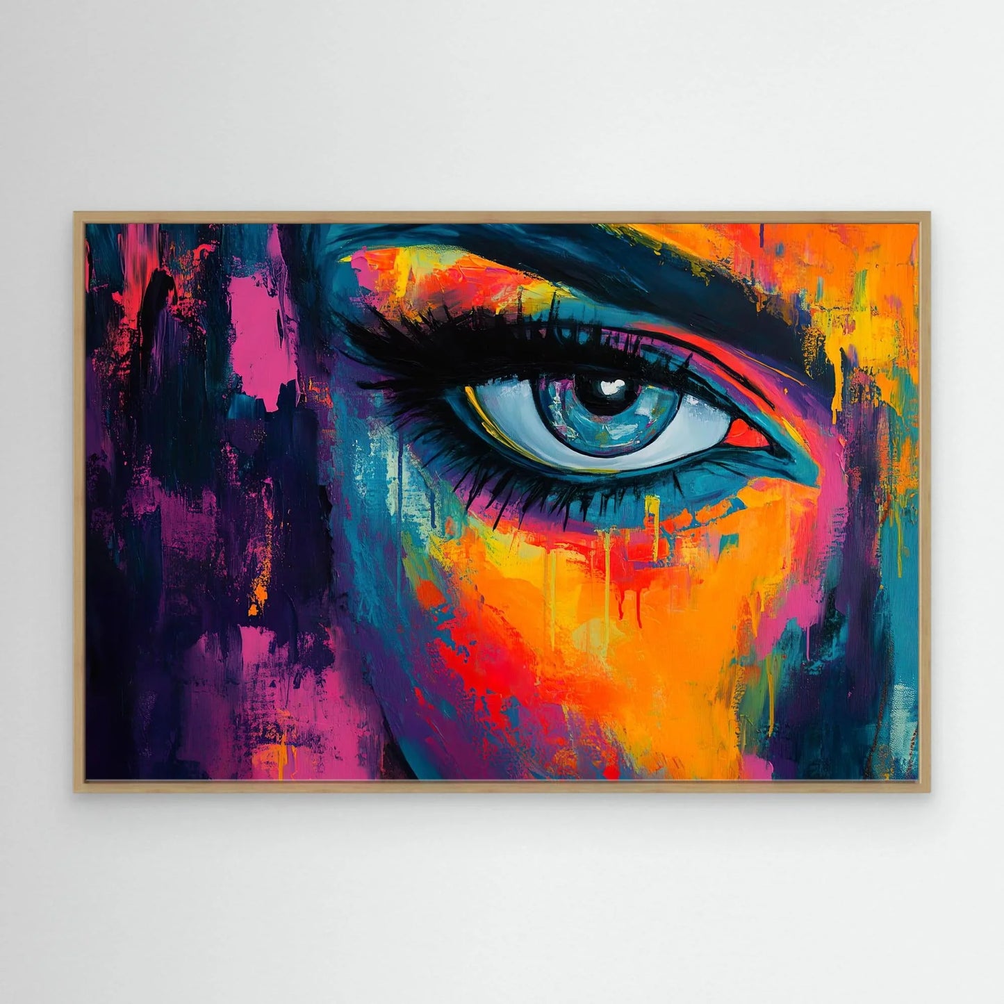 Blue Eyes Canvas Print Robussi