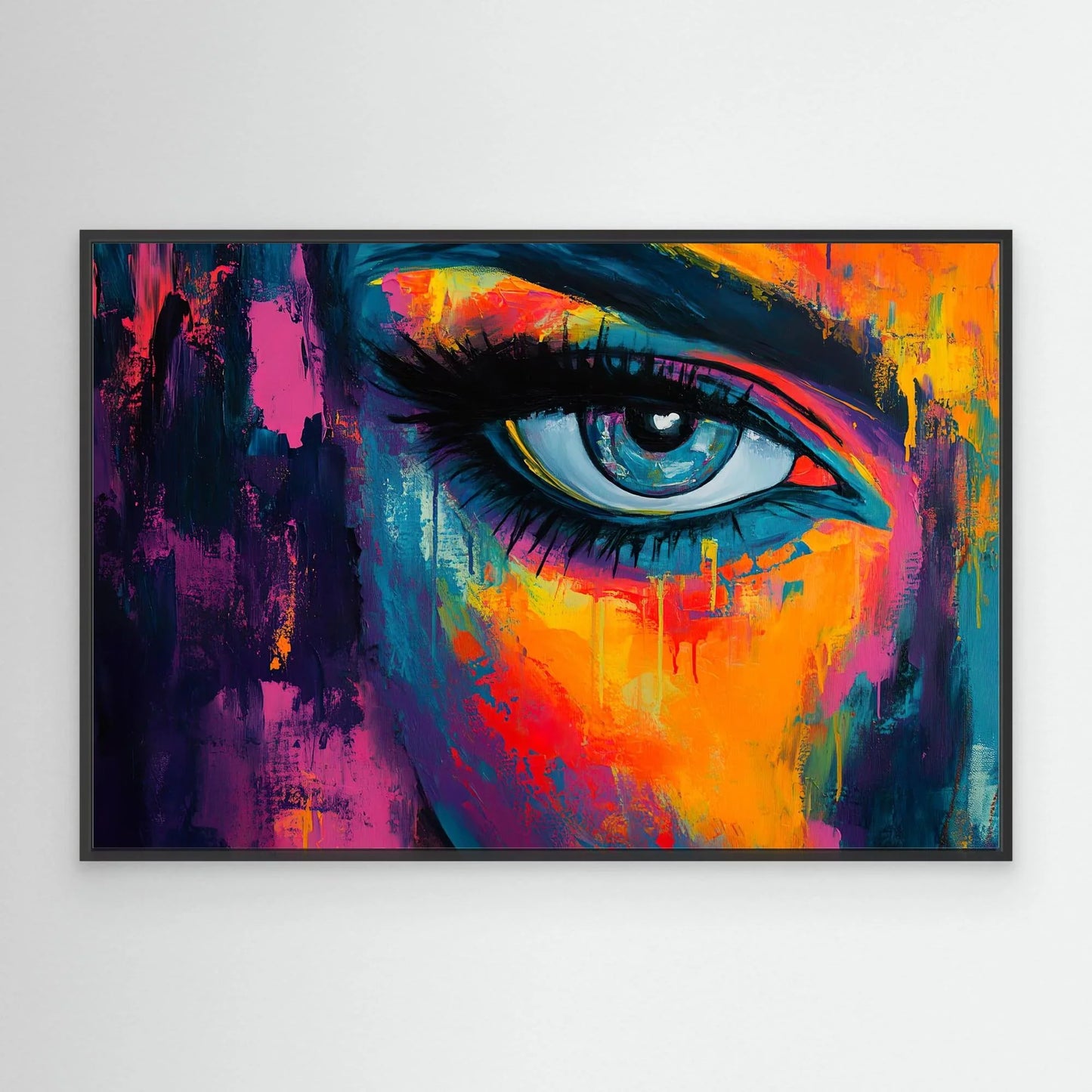 Blue Eyes Canvas Print Robussi