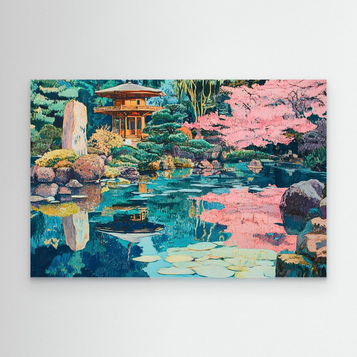 Blue Lake Canvas Print Robussi
