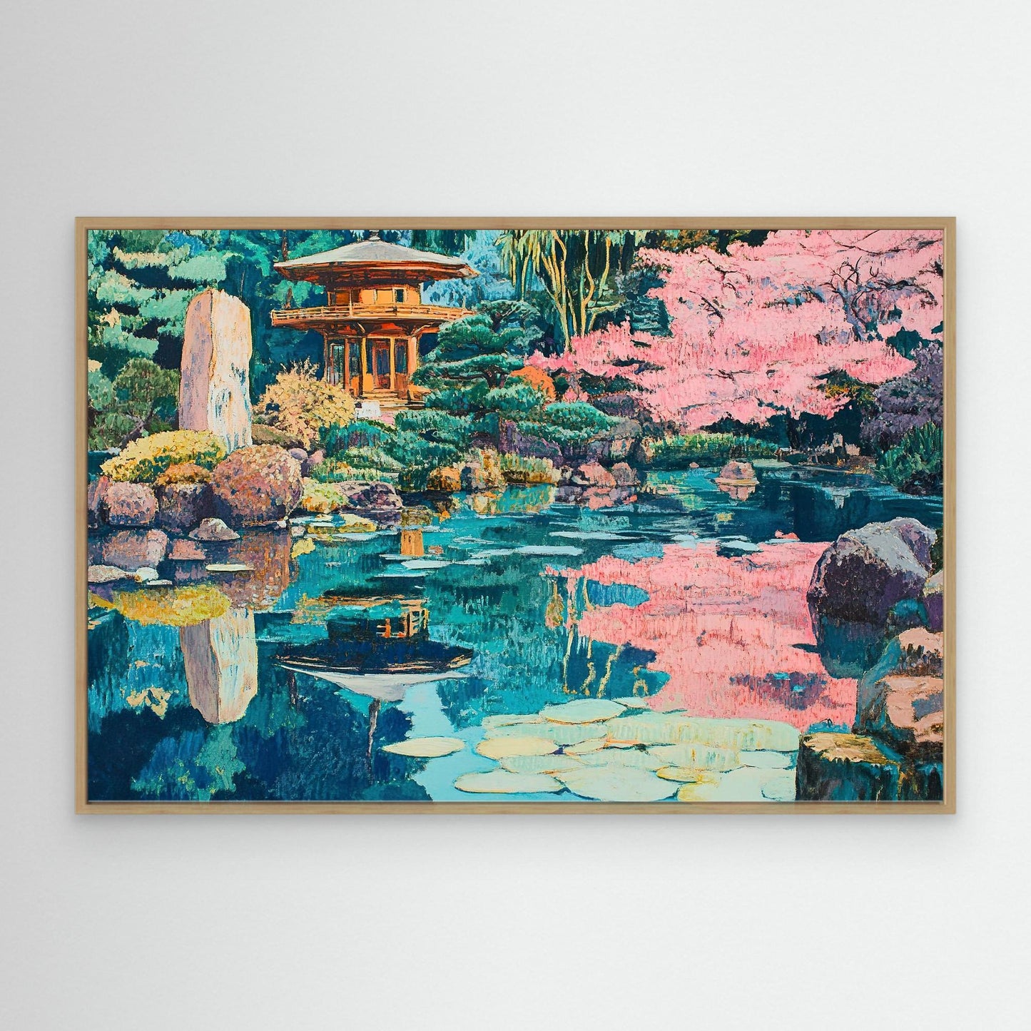 Blue Lake Canvas Print Robussi