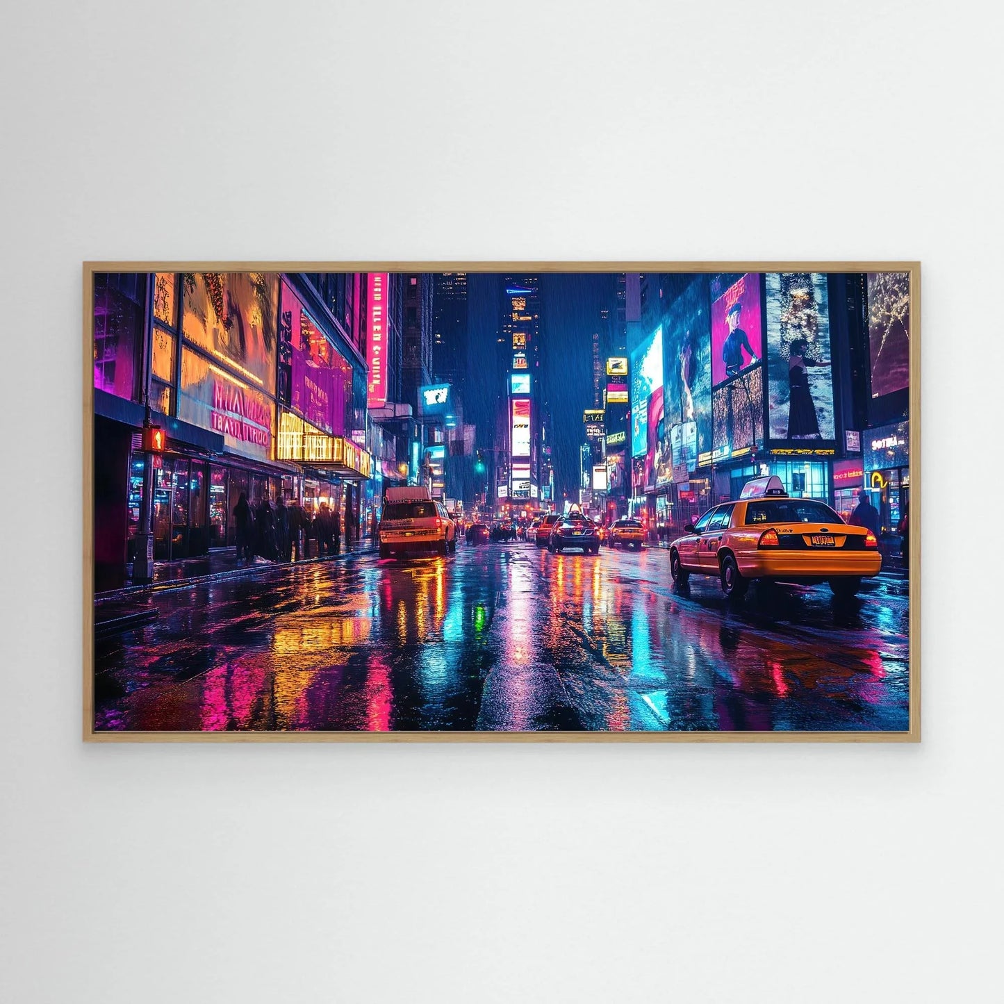 Busy City Canvas Print Robussi