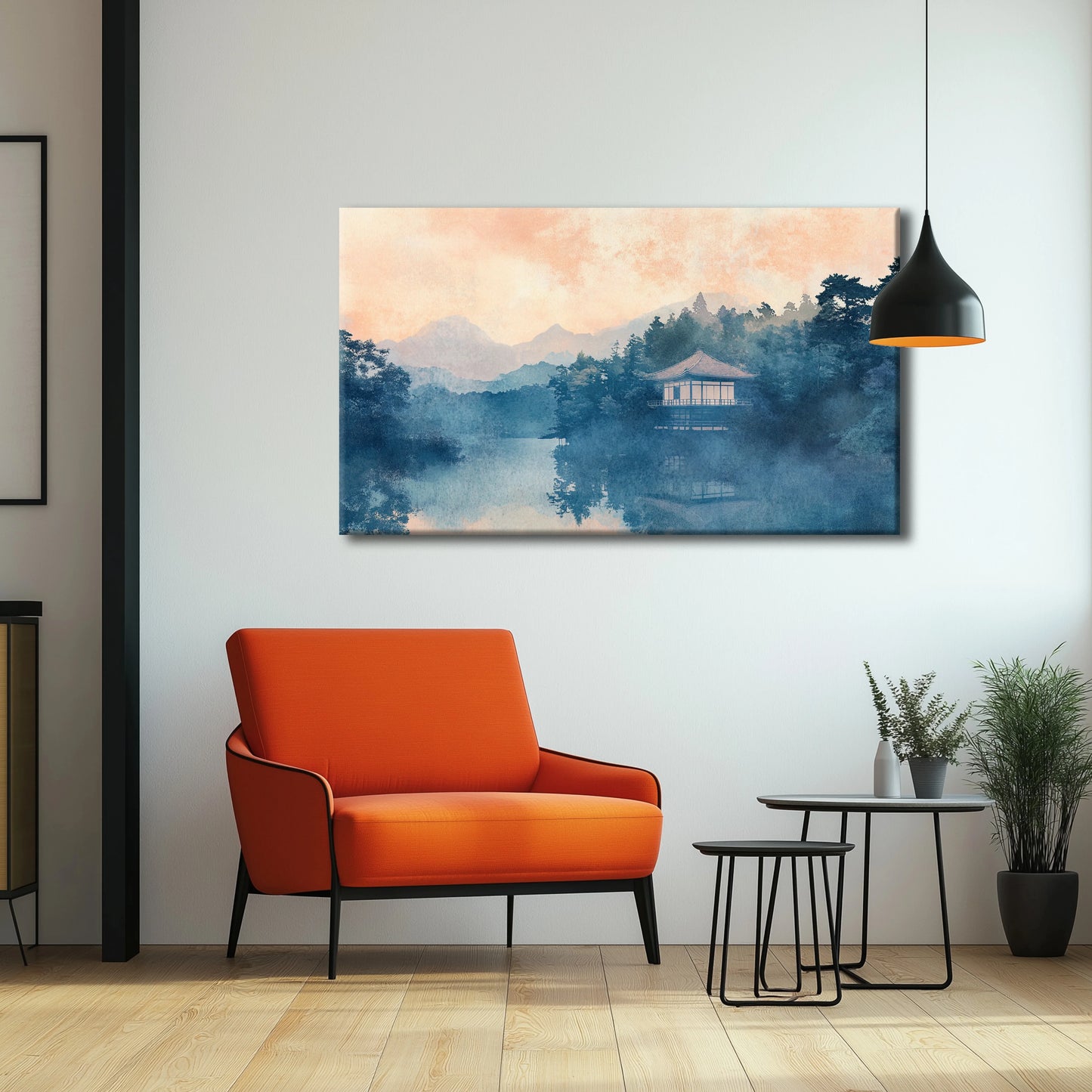 Cabin in the Woods Canvas Print Robussi