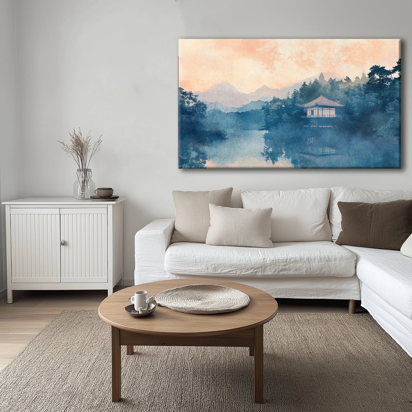 Cabin in the Woods Canvas Print Robussi