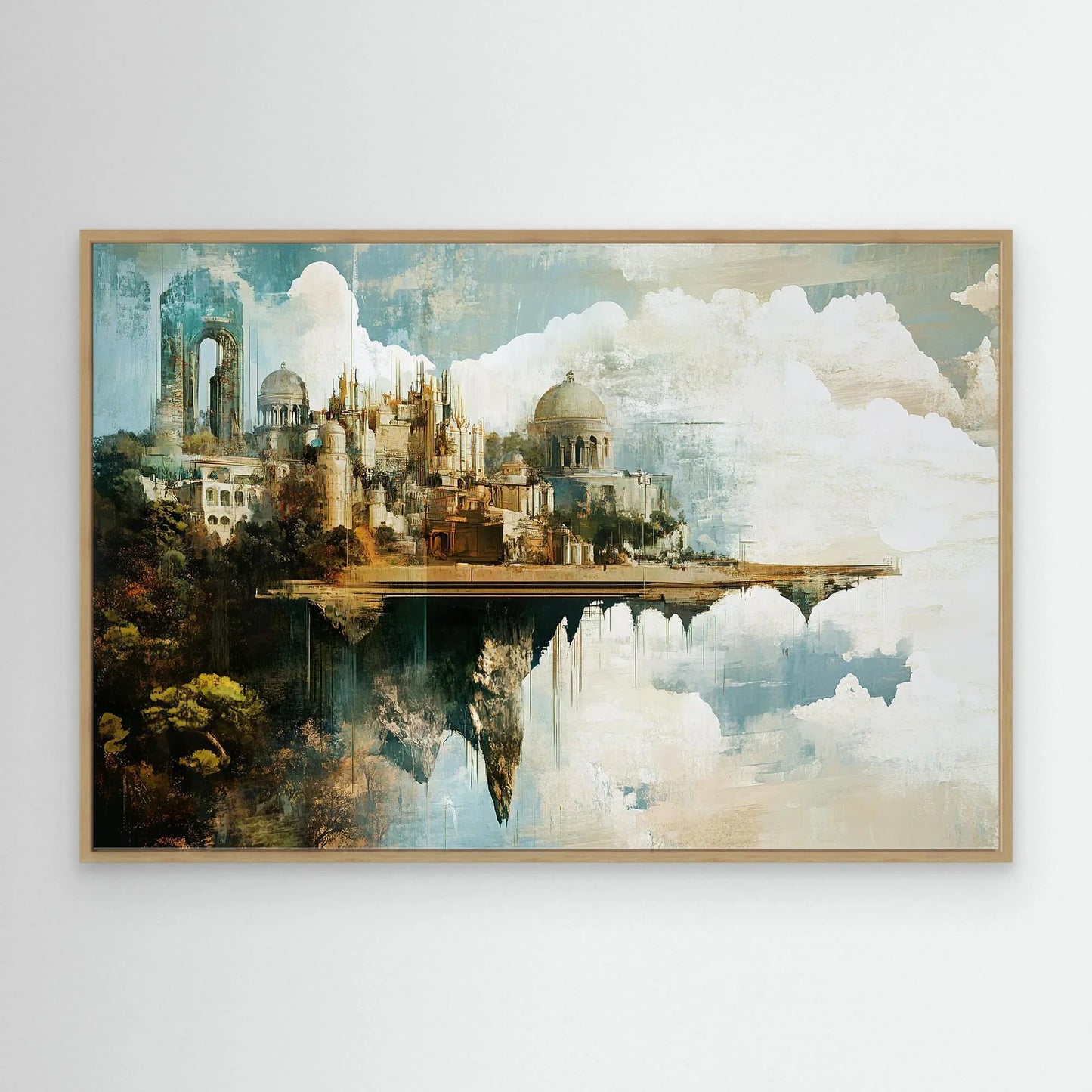 City of the Skies Canvas Print Robussi