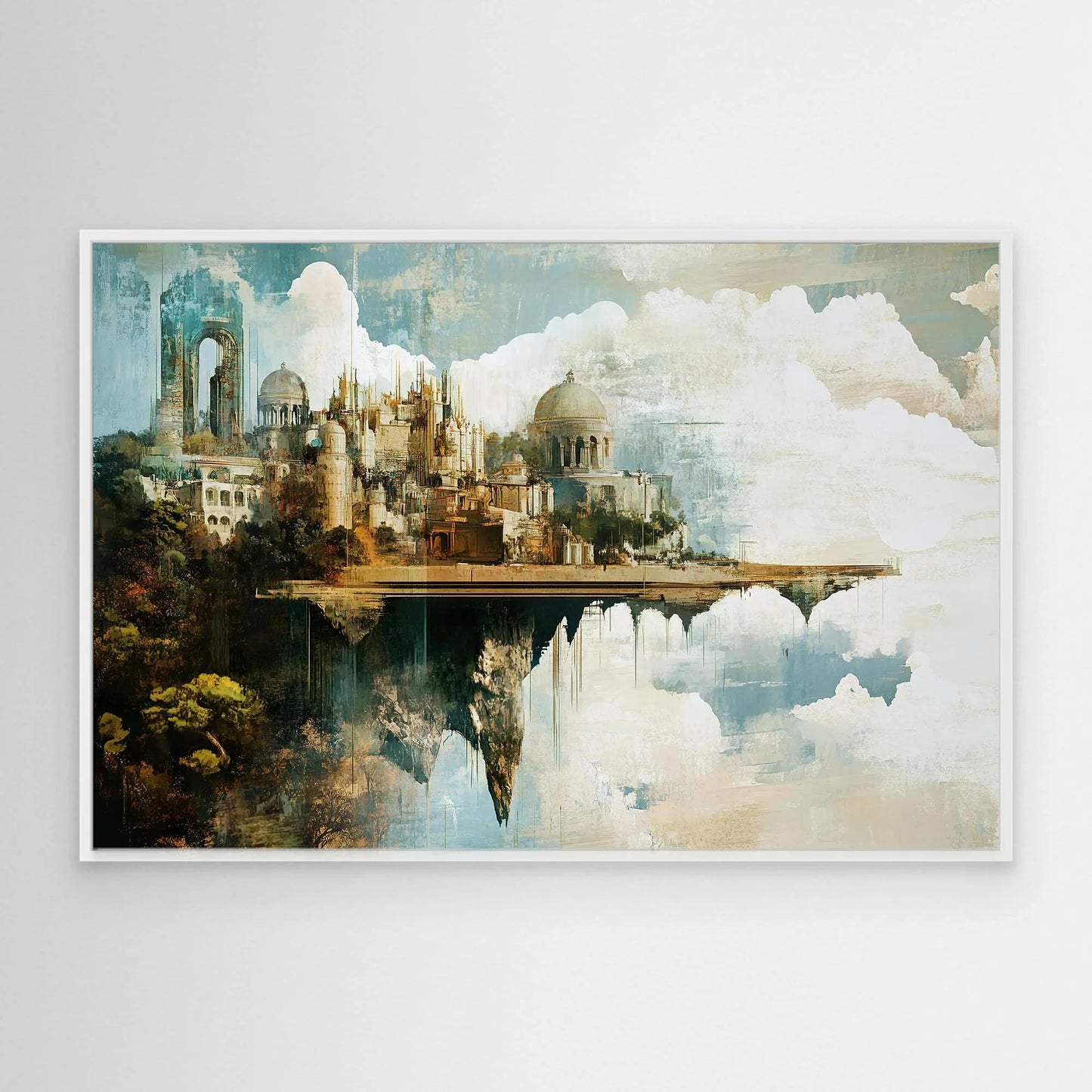 City of the Skies Canvas Print Robussi