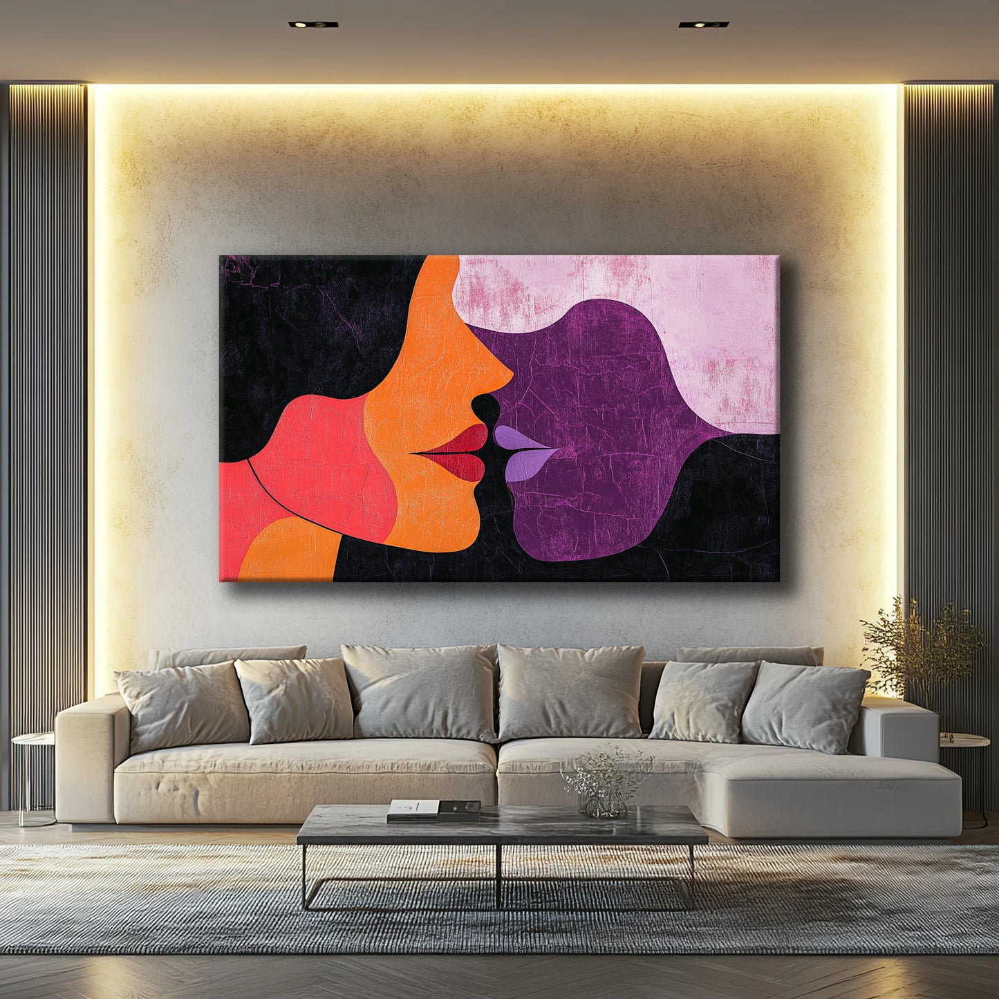 Close Seduction Canvas Print Robussi