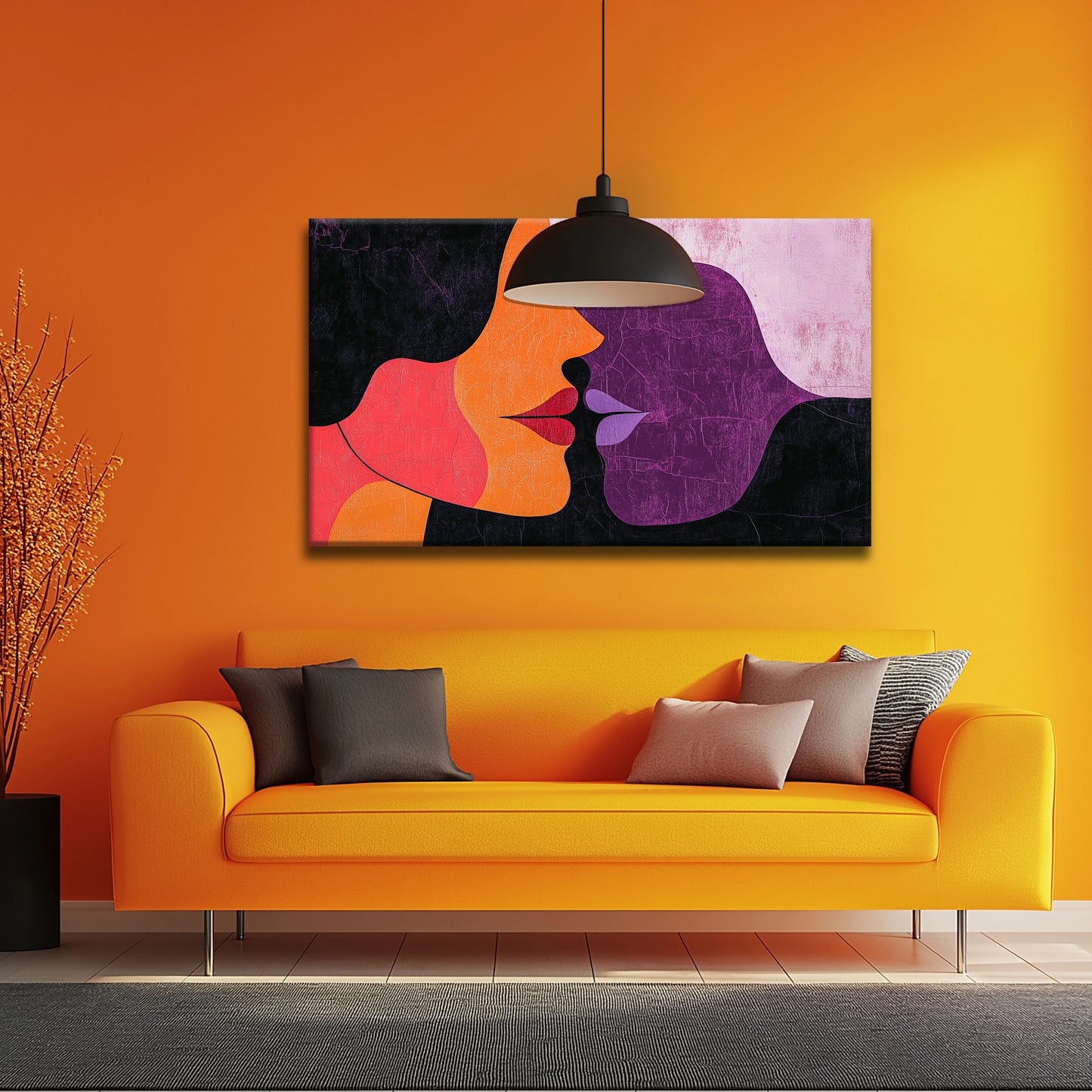 Close Seduction Canvas Print Robussi