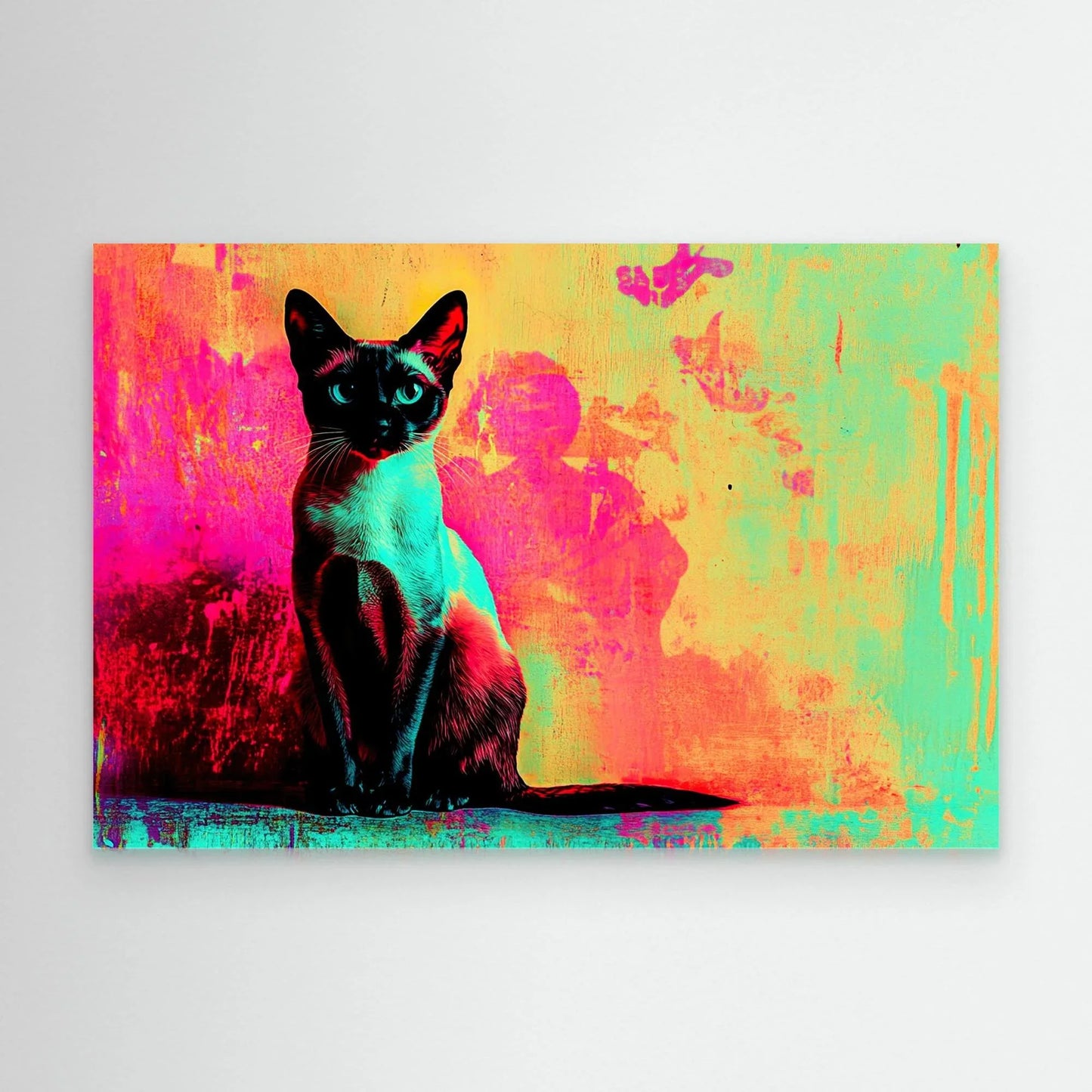 Colorful Wall Canvas Print Robussi
