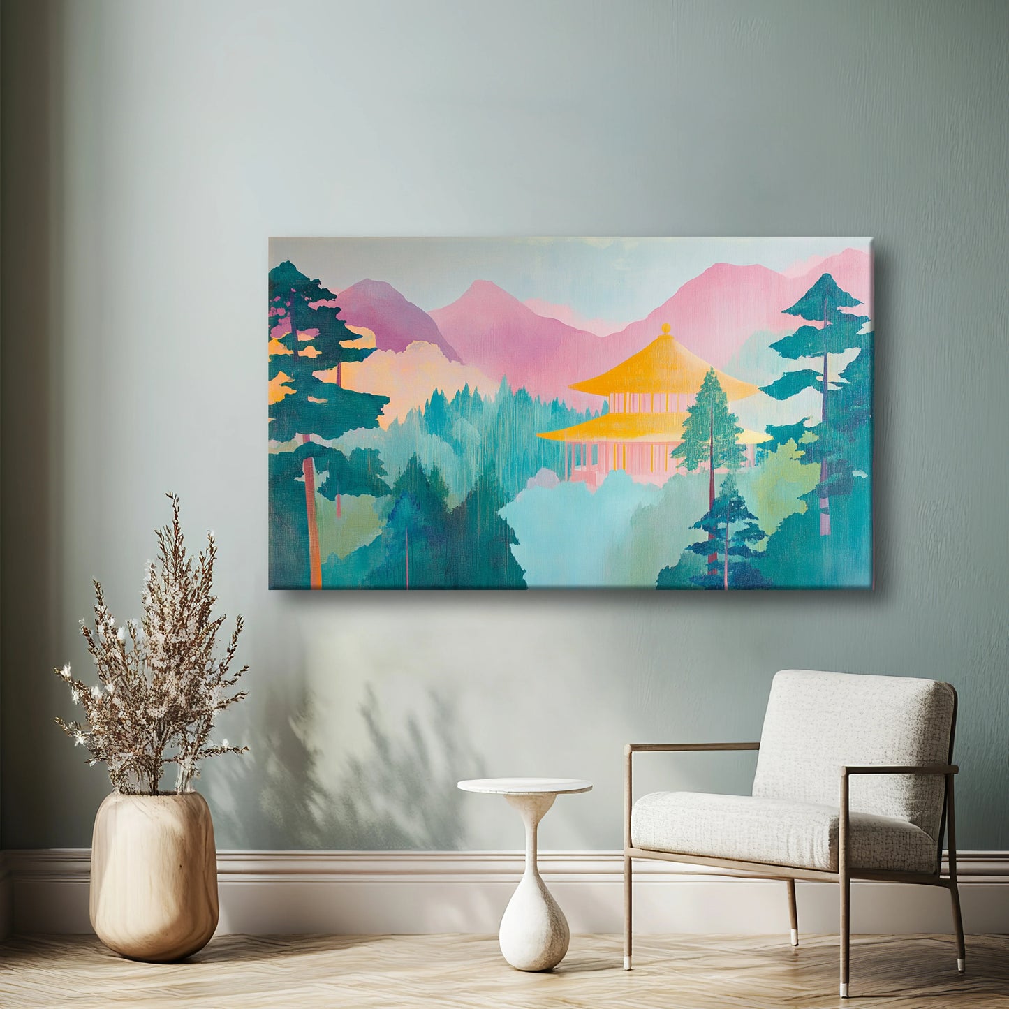 Colour Forest Canvas Print Robussi