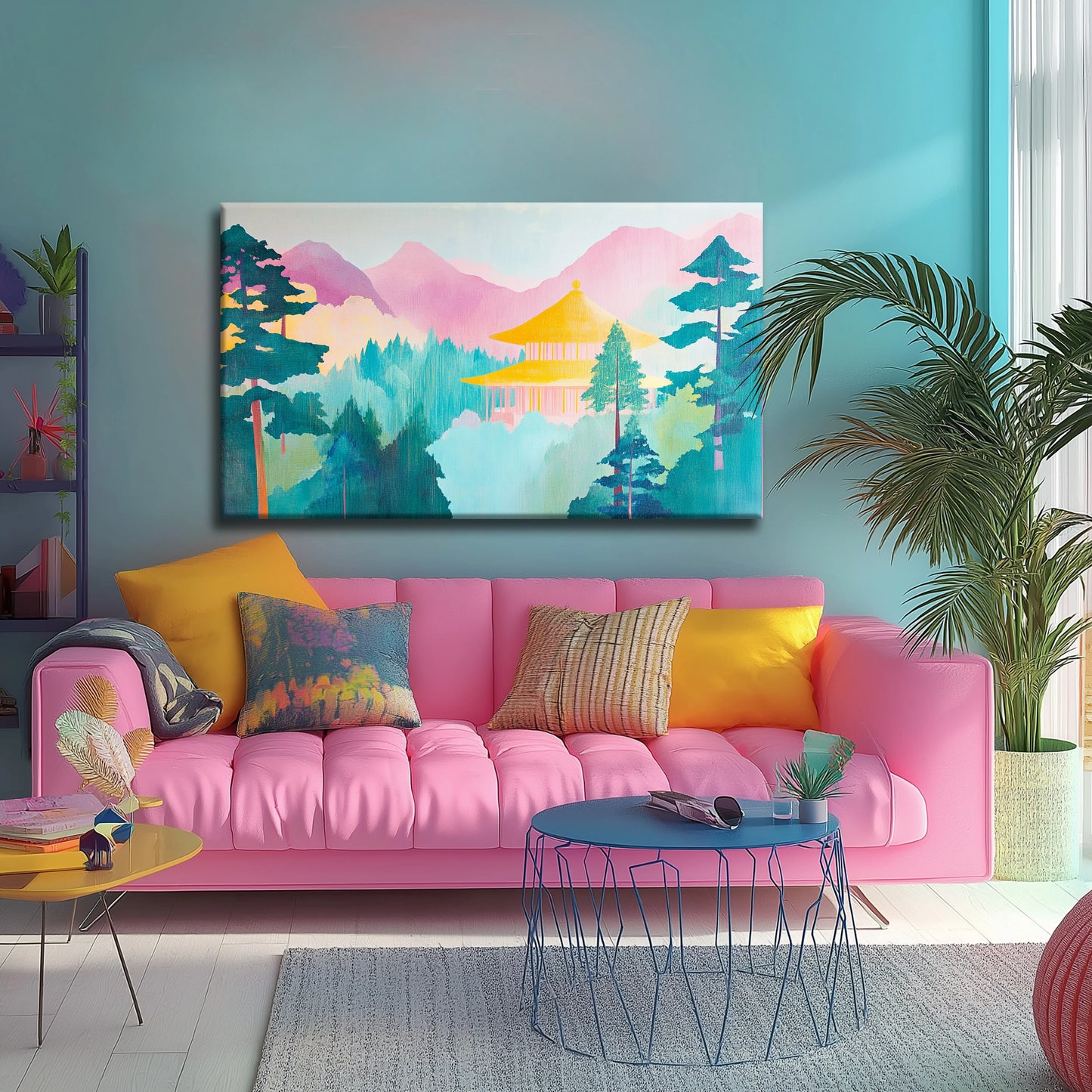 Colour Forest Canvas Print Robussi