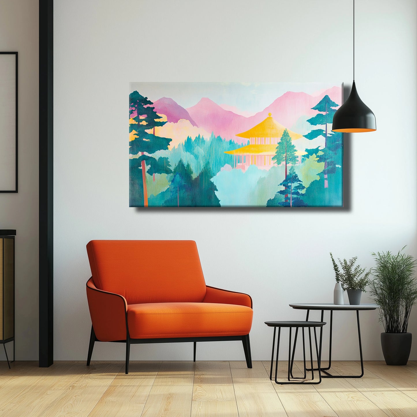 Colour Forest Canvas Print Robussi