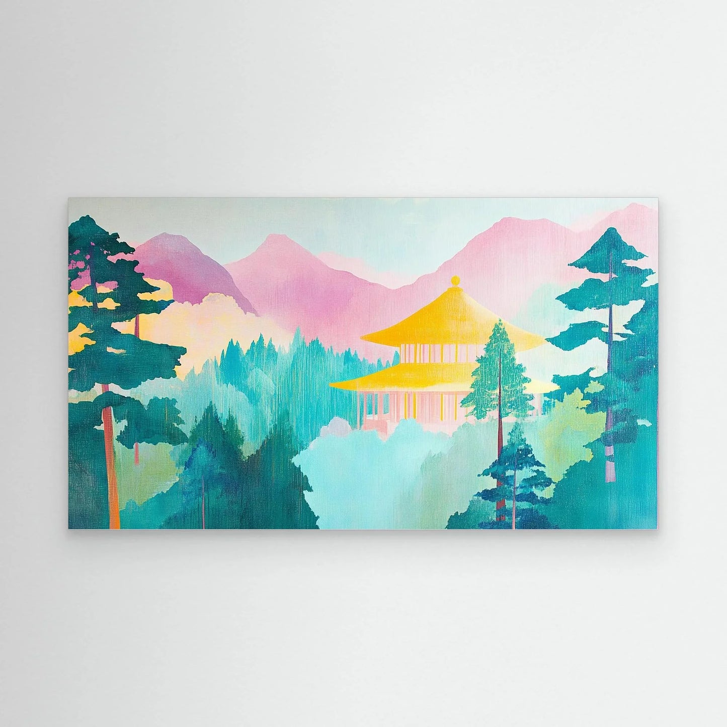 Colour Forest Canvas Print Robussi