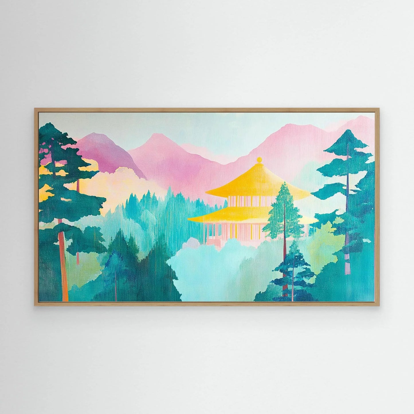 Colour Forest Canvas Print Robussi