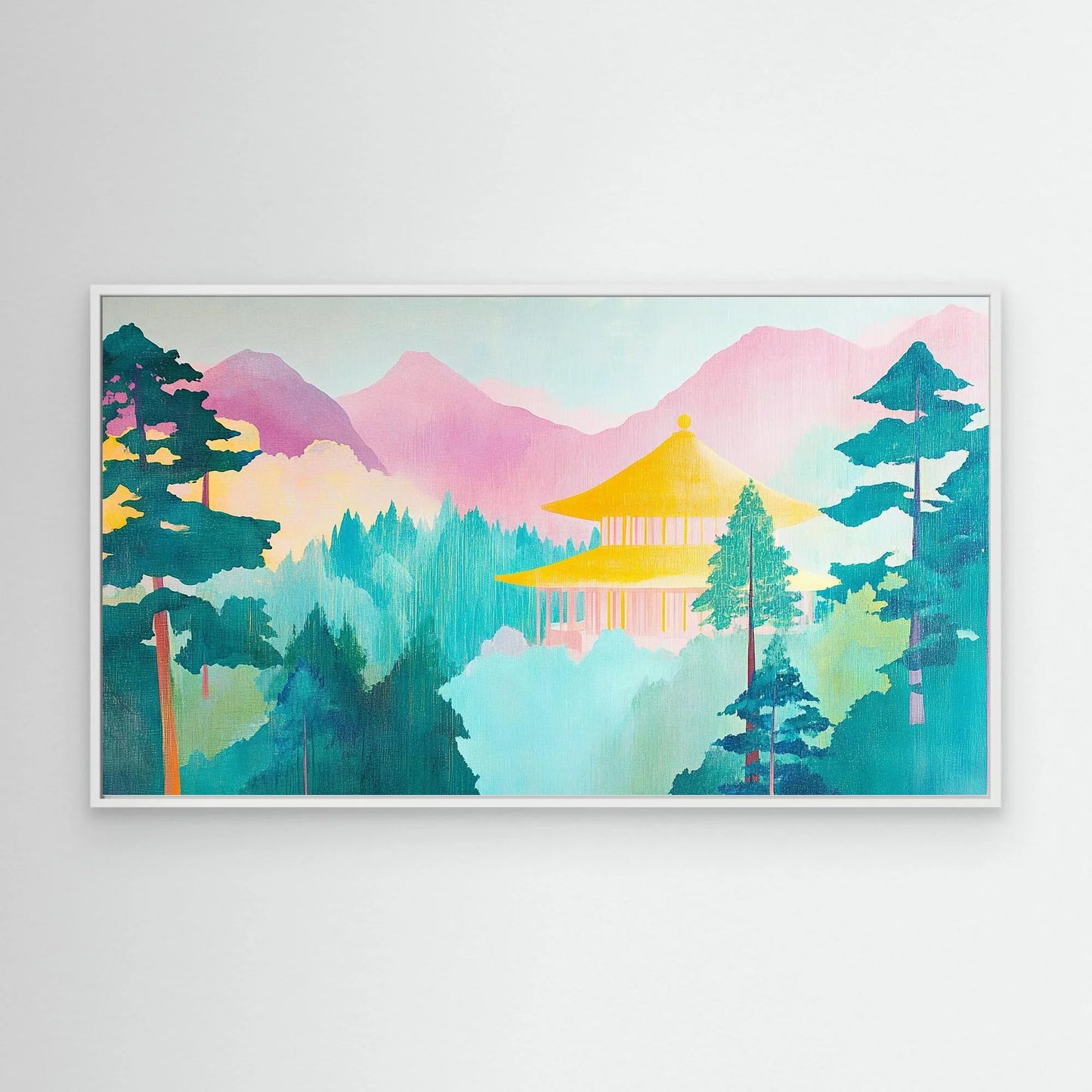 Colour Forest Canvas Print Robussi
